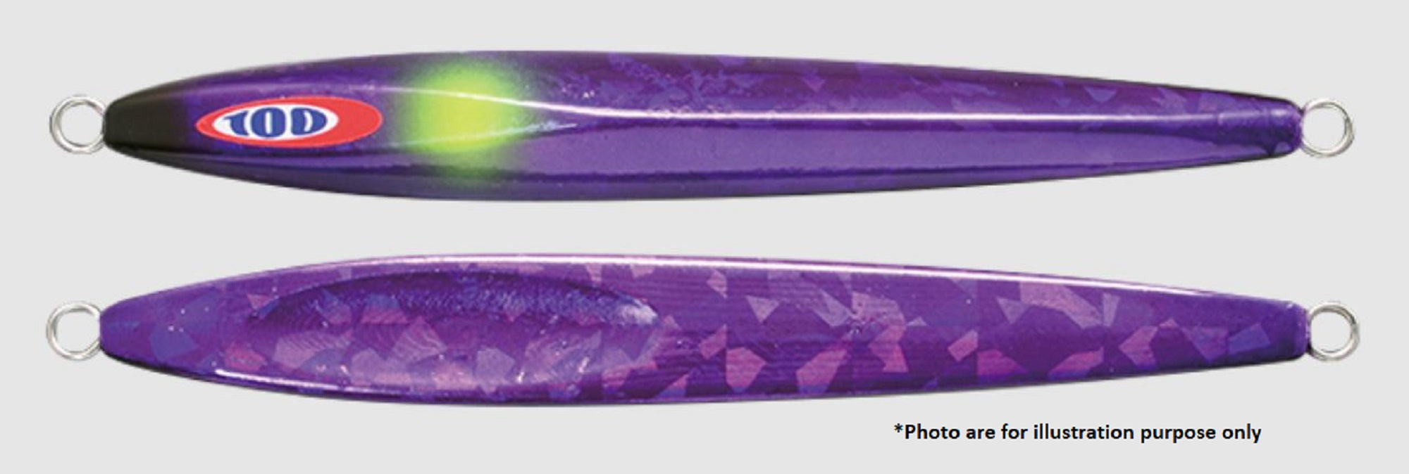 Jackall Metal Jig Anchovy Type 2 Slow Slide 80 grams Purp (0127)