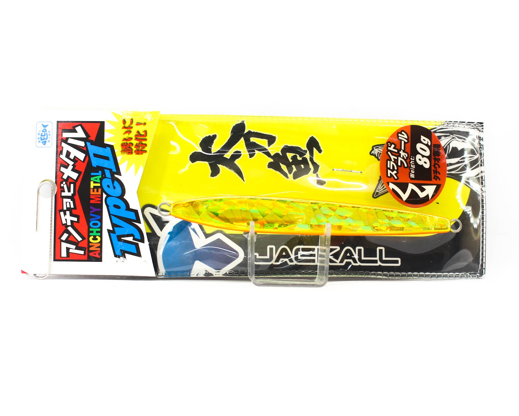 Jackall Metal Jig Anchovy Type 2 Slow Slide 80 grams Oreo (0165)