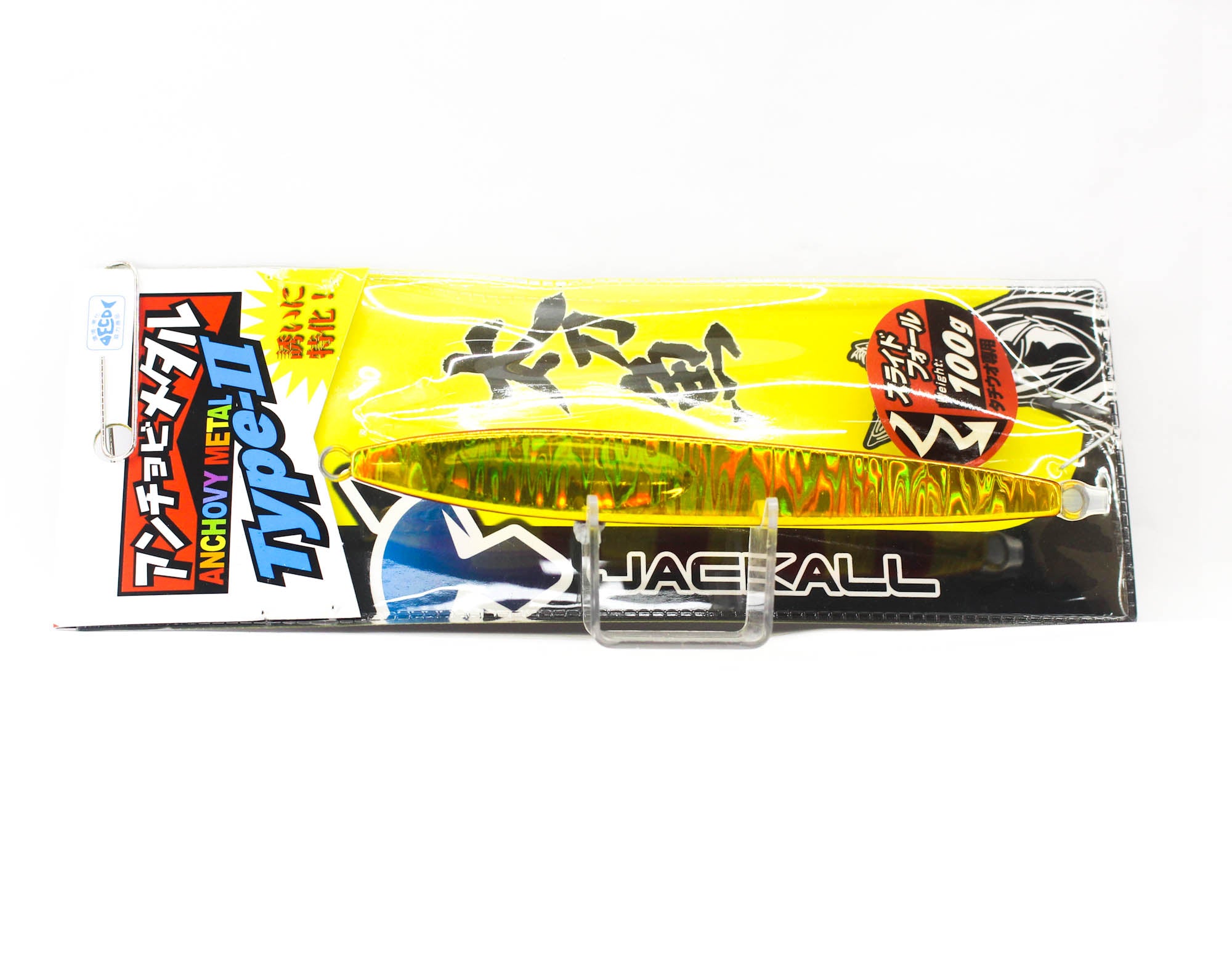 Jackall Metal Jig Anchovy Type 2 Slow Slide 100 grams RG Stripe (0219)