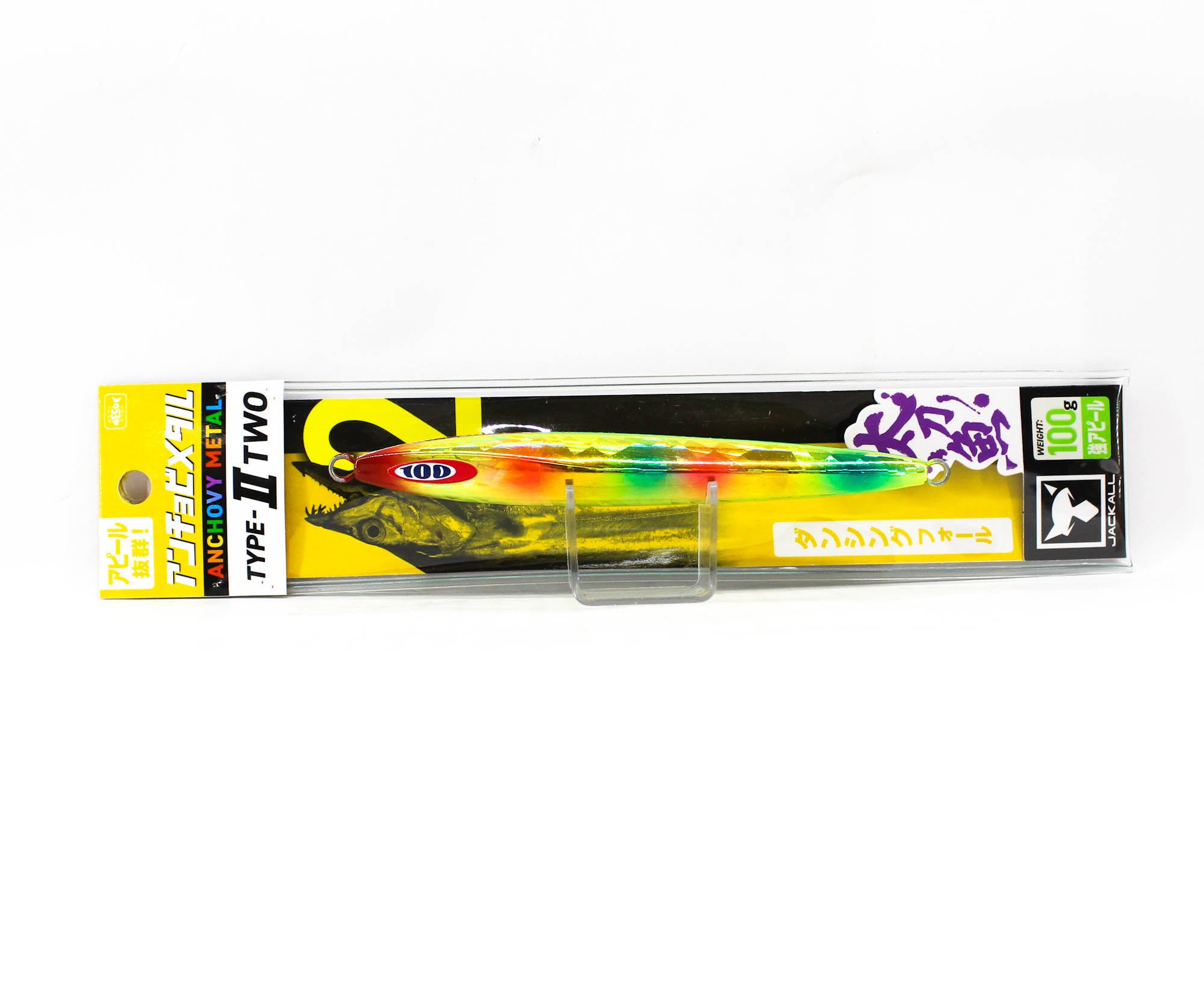 Jackall Metal Jig Anchovy Type 2 Slow Slide 100 grams Dragon Chart (0240)