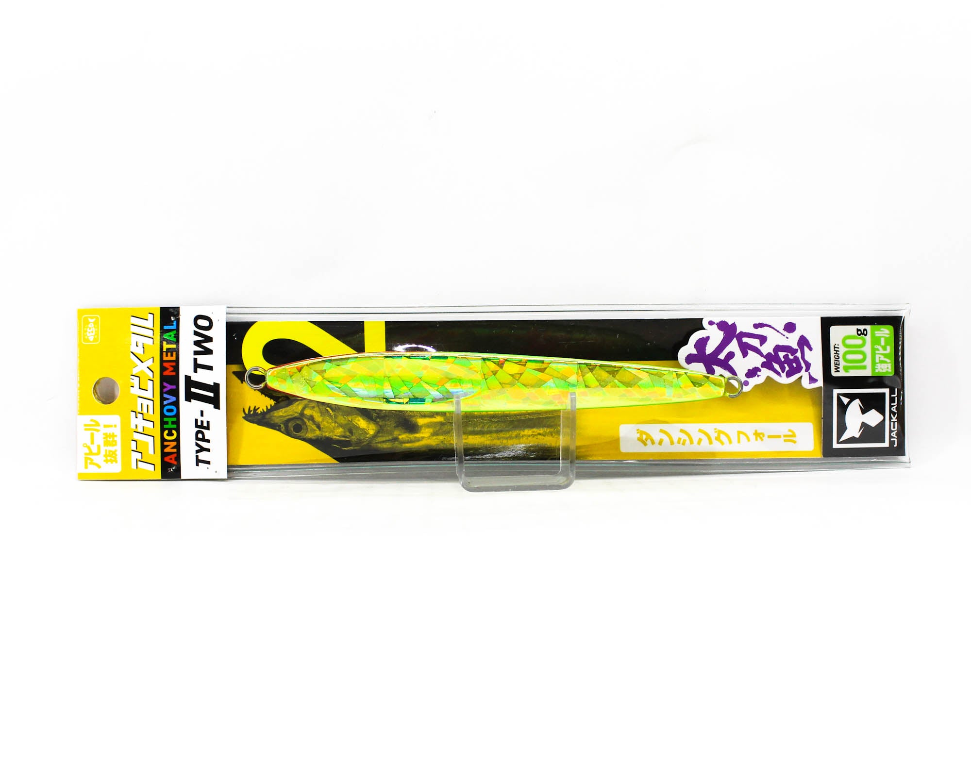 Jackall Metal Jig Anchovy Type 2 Slow Slide 100 grams Dragon Chart (0240)