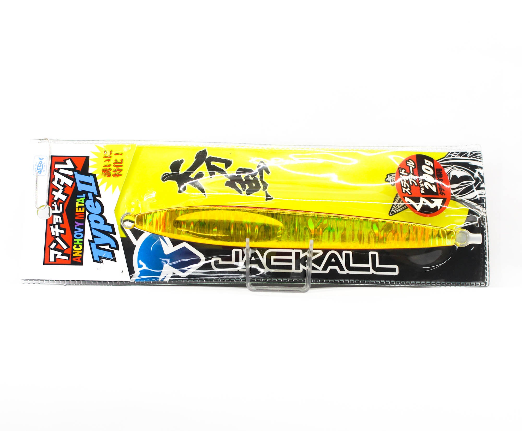 Jackall Metal Jig Anchovy Type 2 Slow Slide 200 grams RG Stripe (0516)