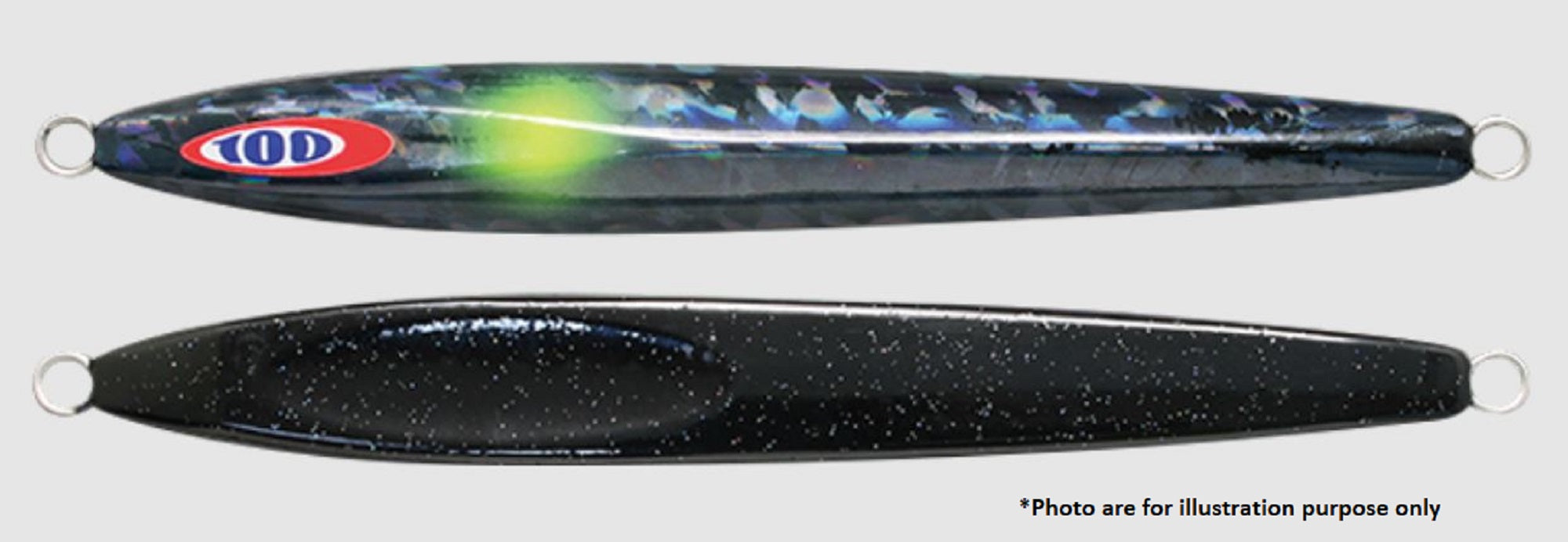 Jackall Metal Jig Anchovy Type 2 Slow Slide 200 grams Black (0578)