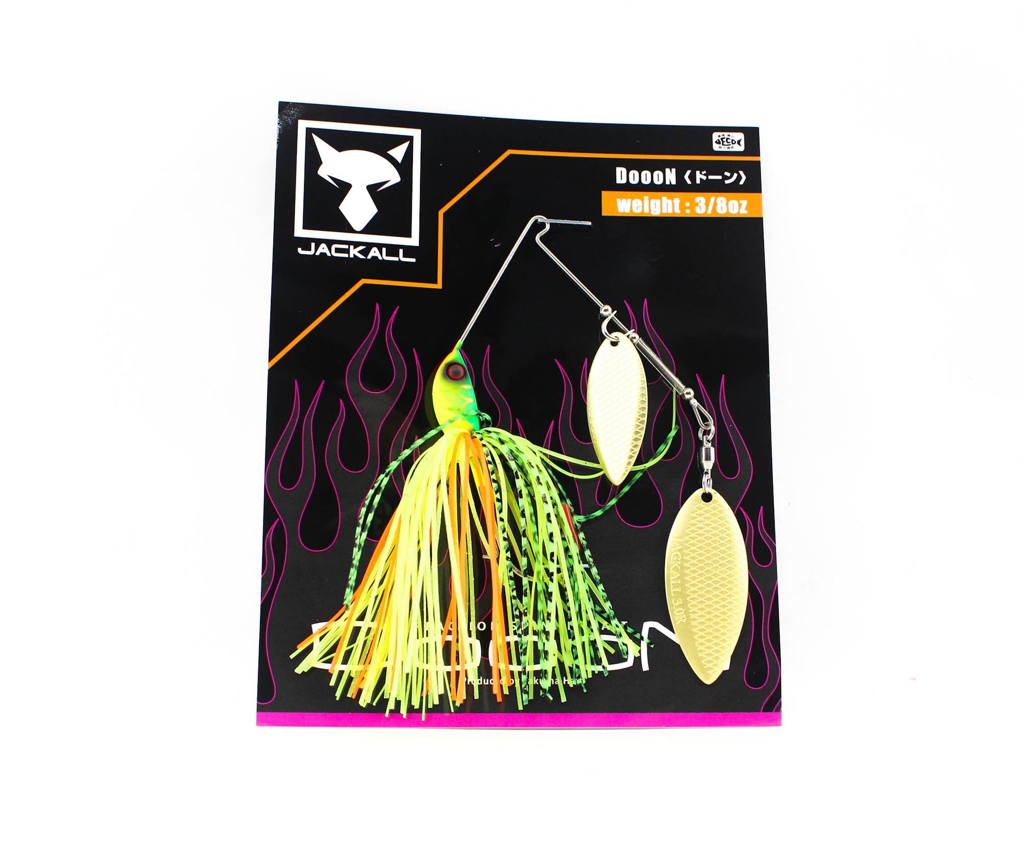 Jackall Spinner Bait Lure Doon 3/8 oz Maruhata Chart Tiger (1322)