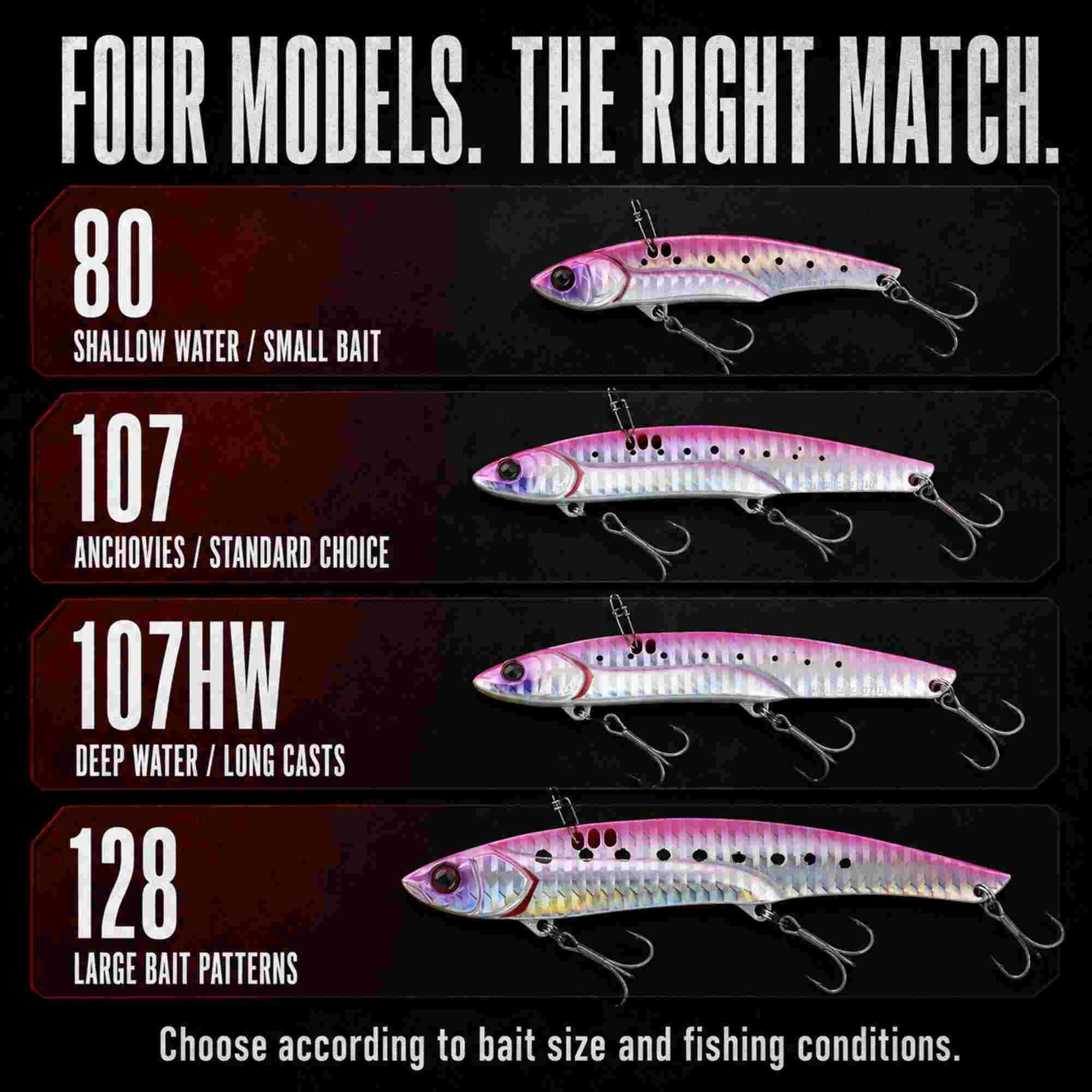 Jackall Big Backer 128 Metal Vibe 44g Sinking Lure Konoshiro Lens HL (3180)
