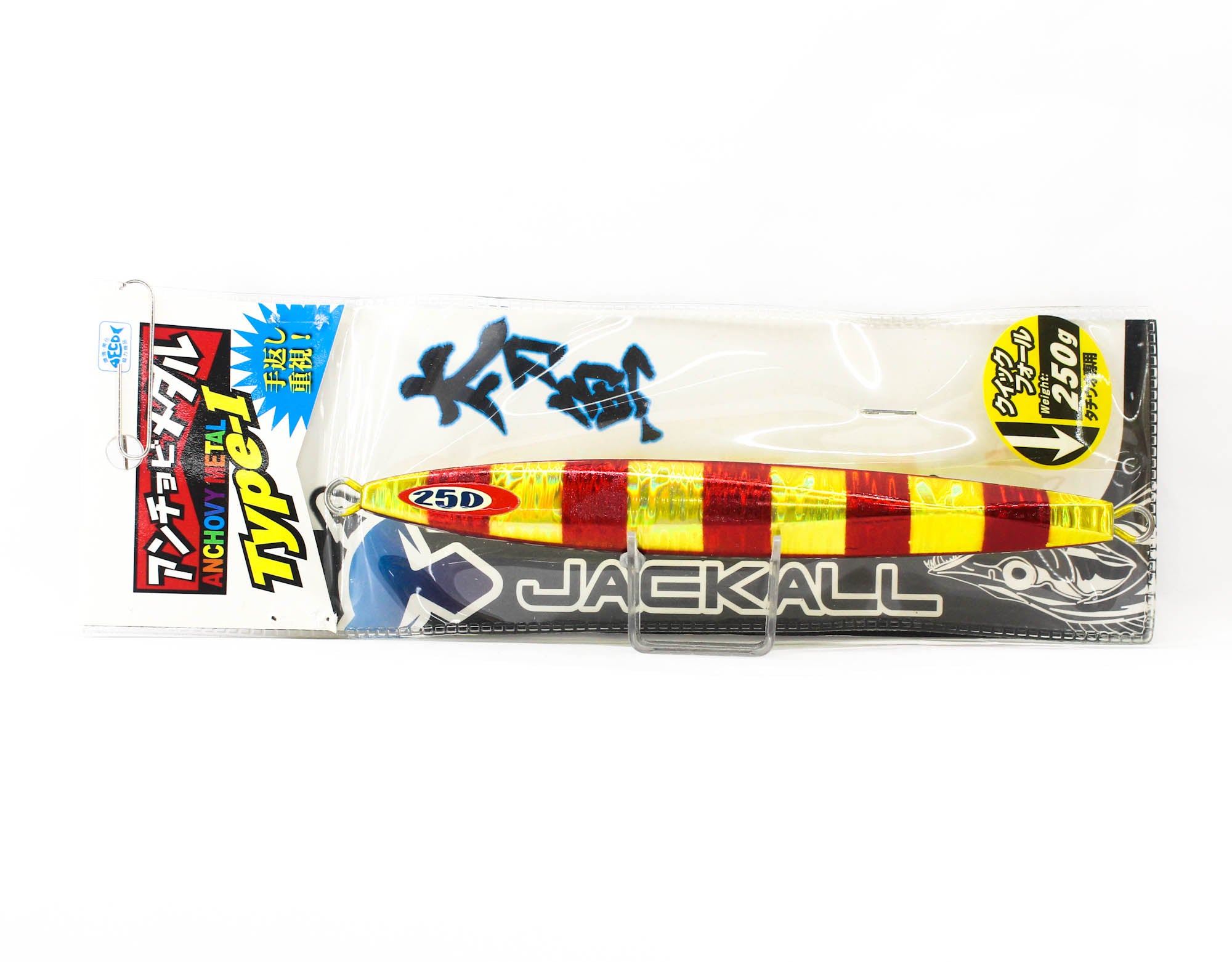 Jackall Metal Jig Anchovy Type 1 Standard 250 grams Red (4958)