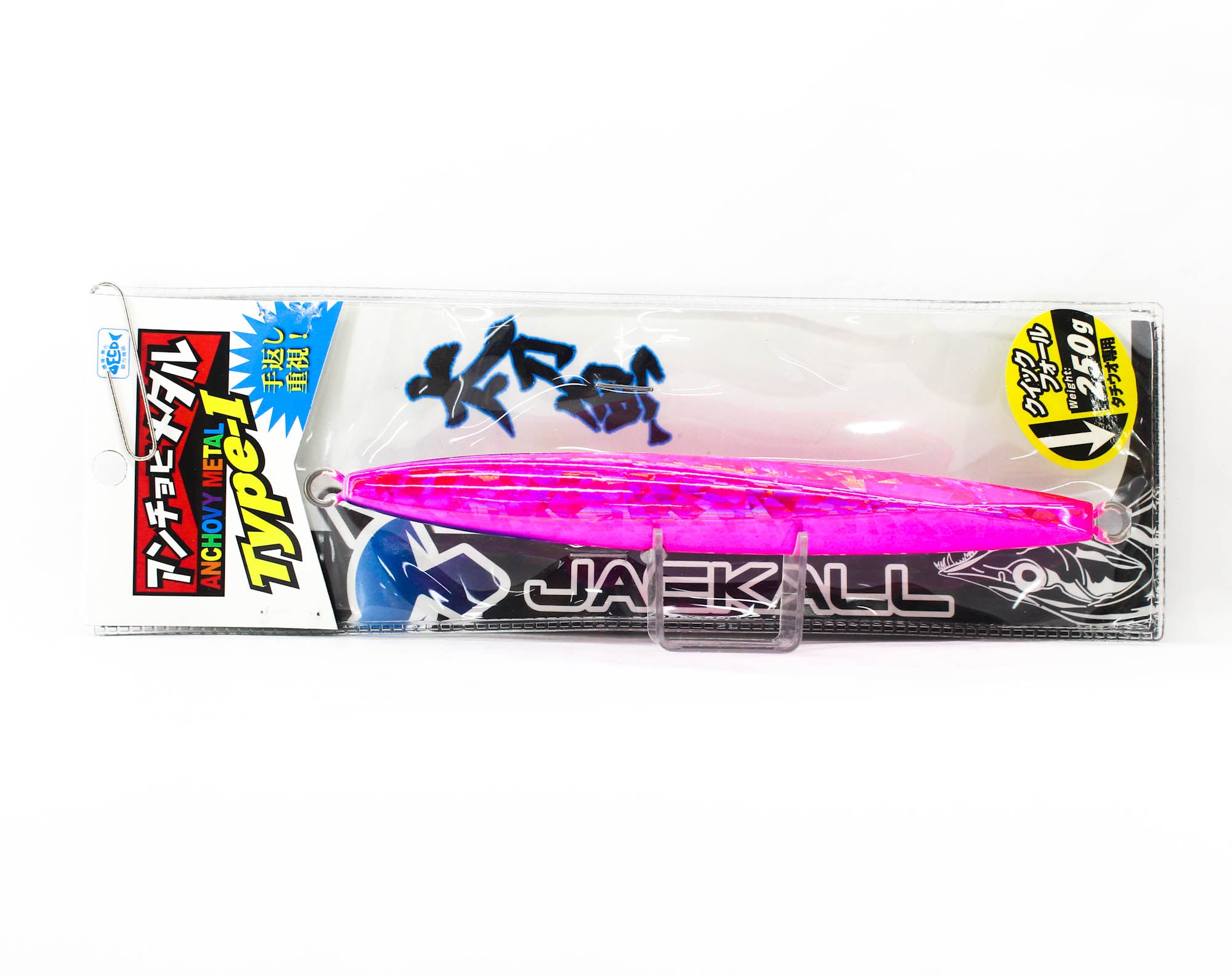 Jackall Metal Jig Anchovy Type 1 Standard 250 grams Saber Pink (4972)