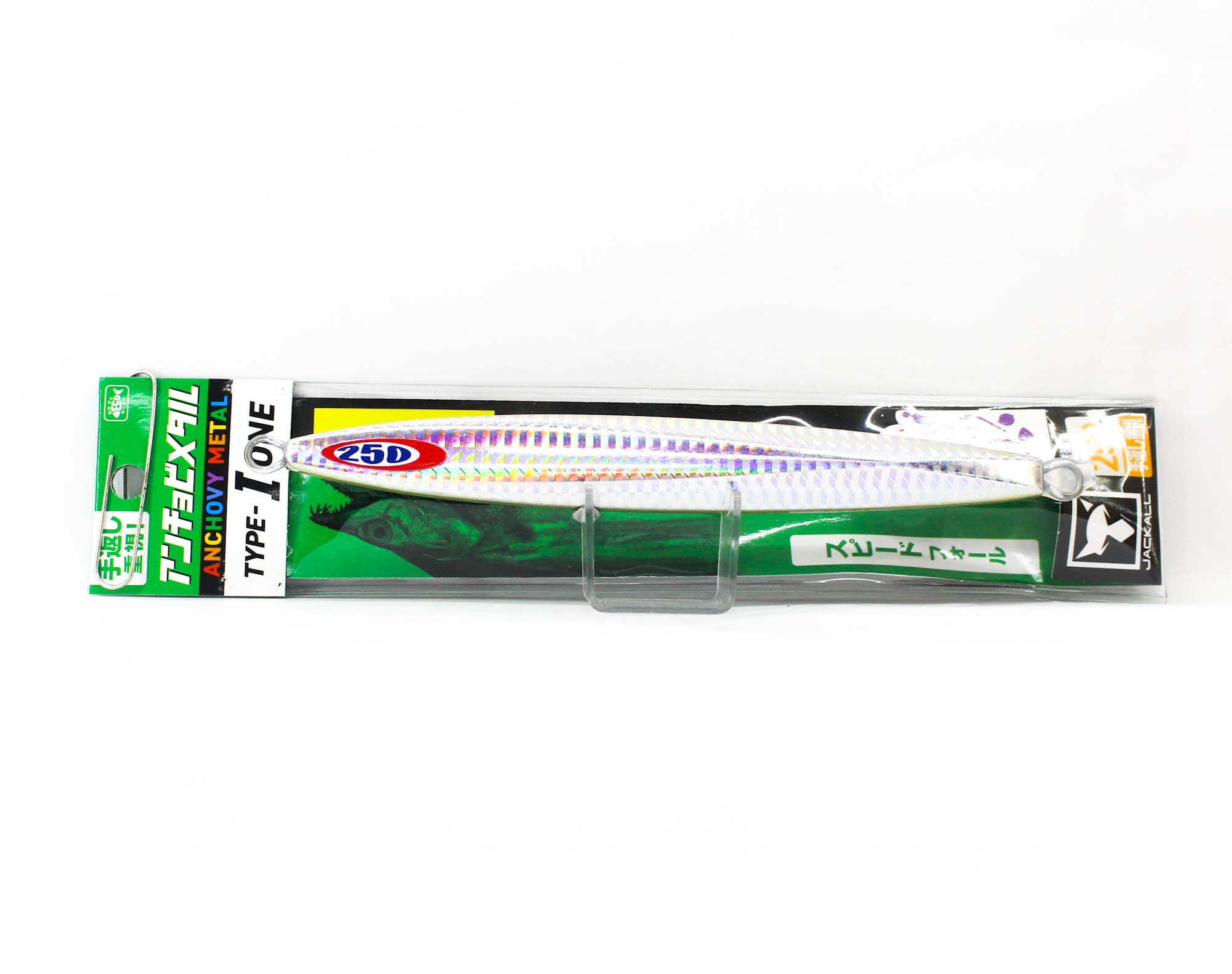 Jackall Metal Jig Anchovy Type 1 Standard 250 grams Silver (4996)