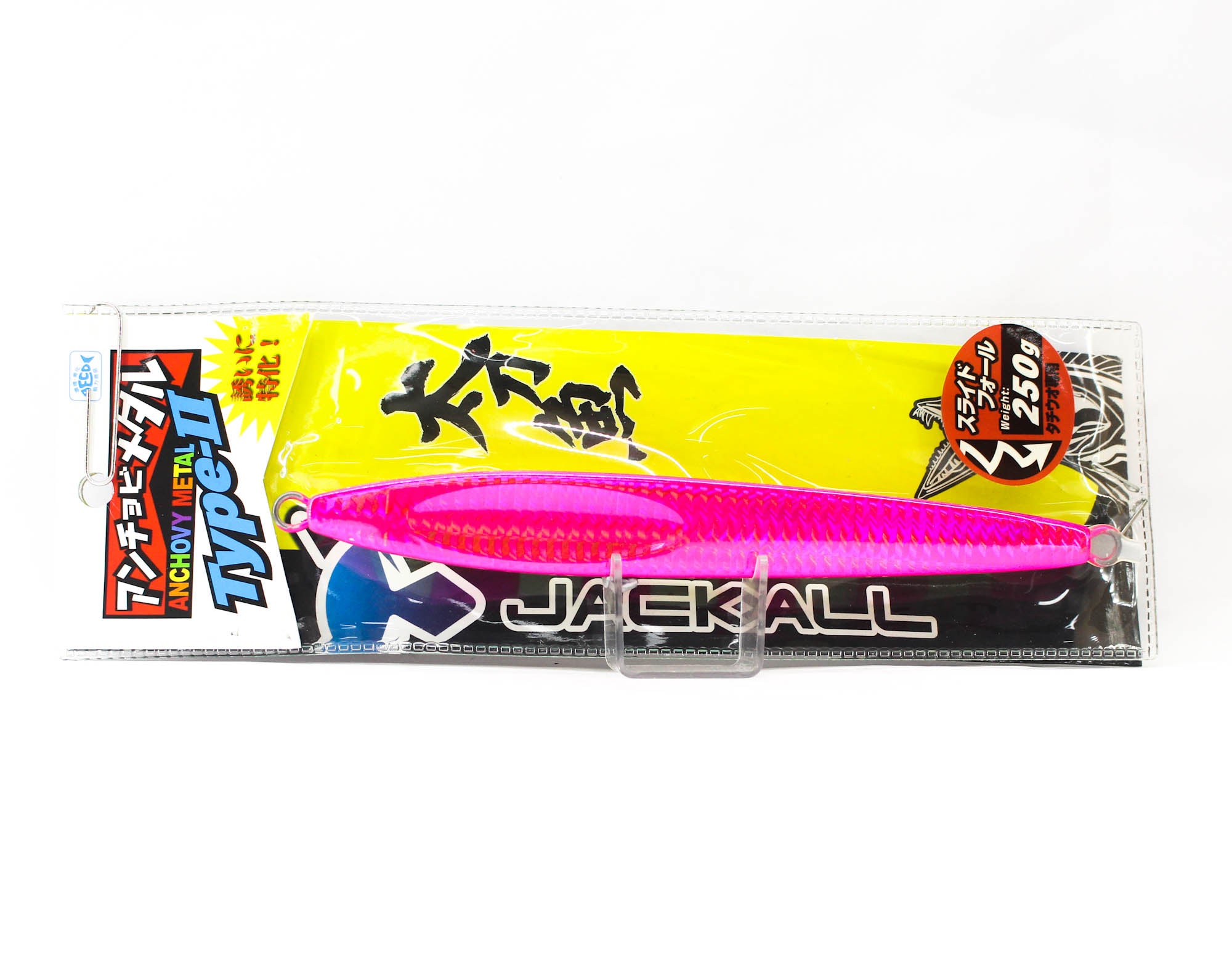 Jackall Metal Jig Anchovy Type 2 Slow Slide 250 grams P Glow (5047)