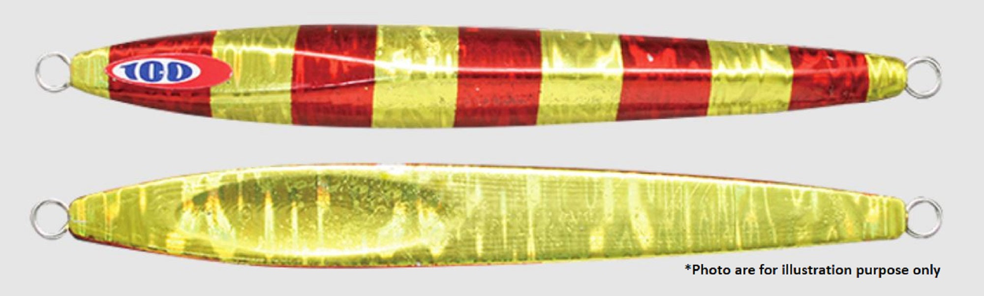 Jackall Metal Jig Anchovy Type 2 Slow Slide 250 grams RG Stripe (5054)
