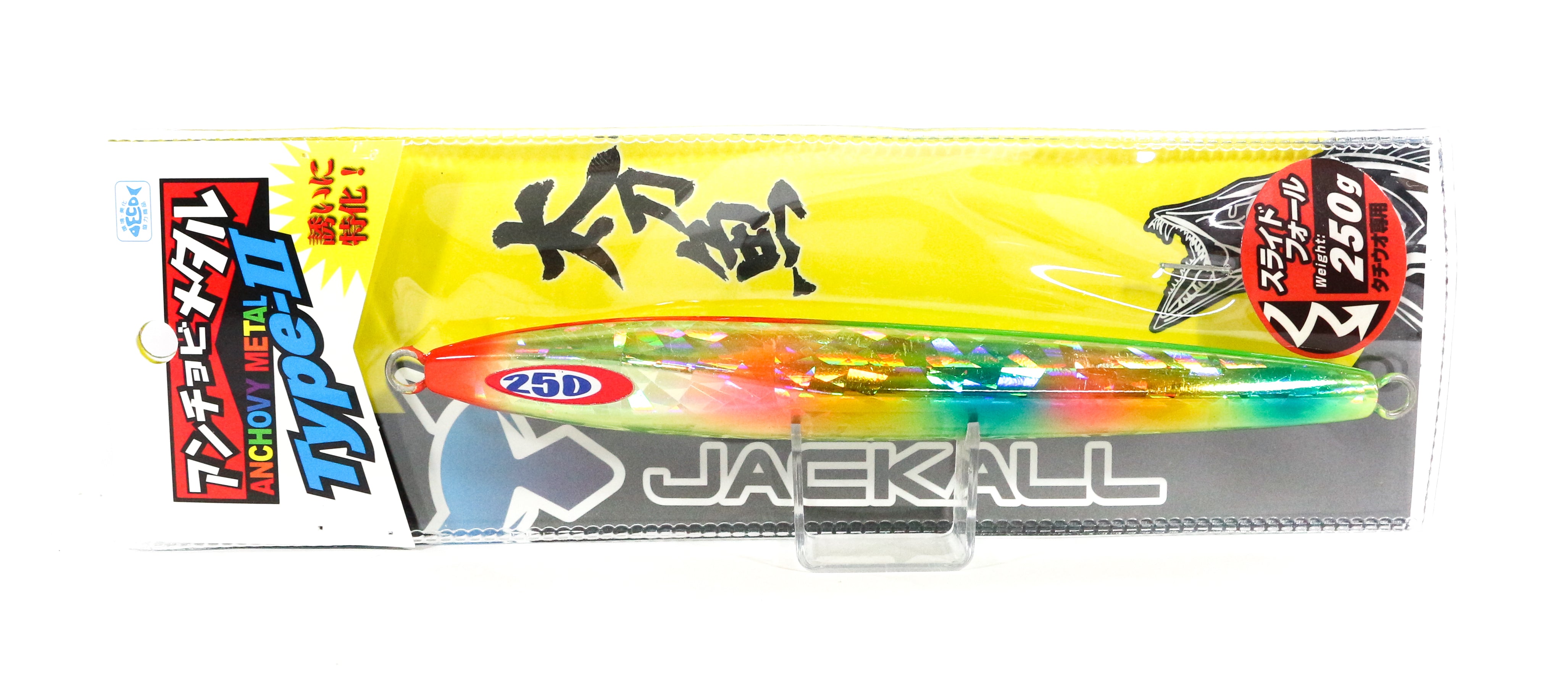 Jackall Metal Jig Anchovy Type 2 Slow Slide 250 grams Chart (5085)