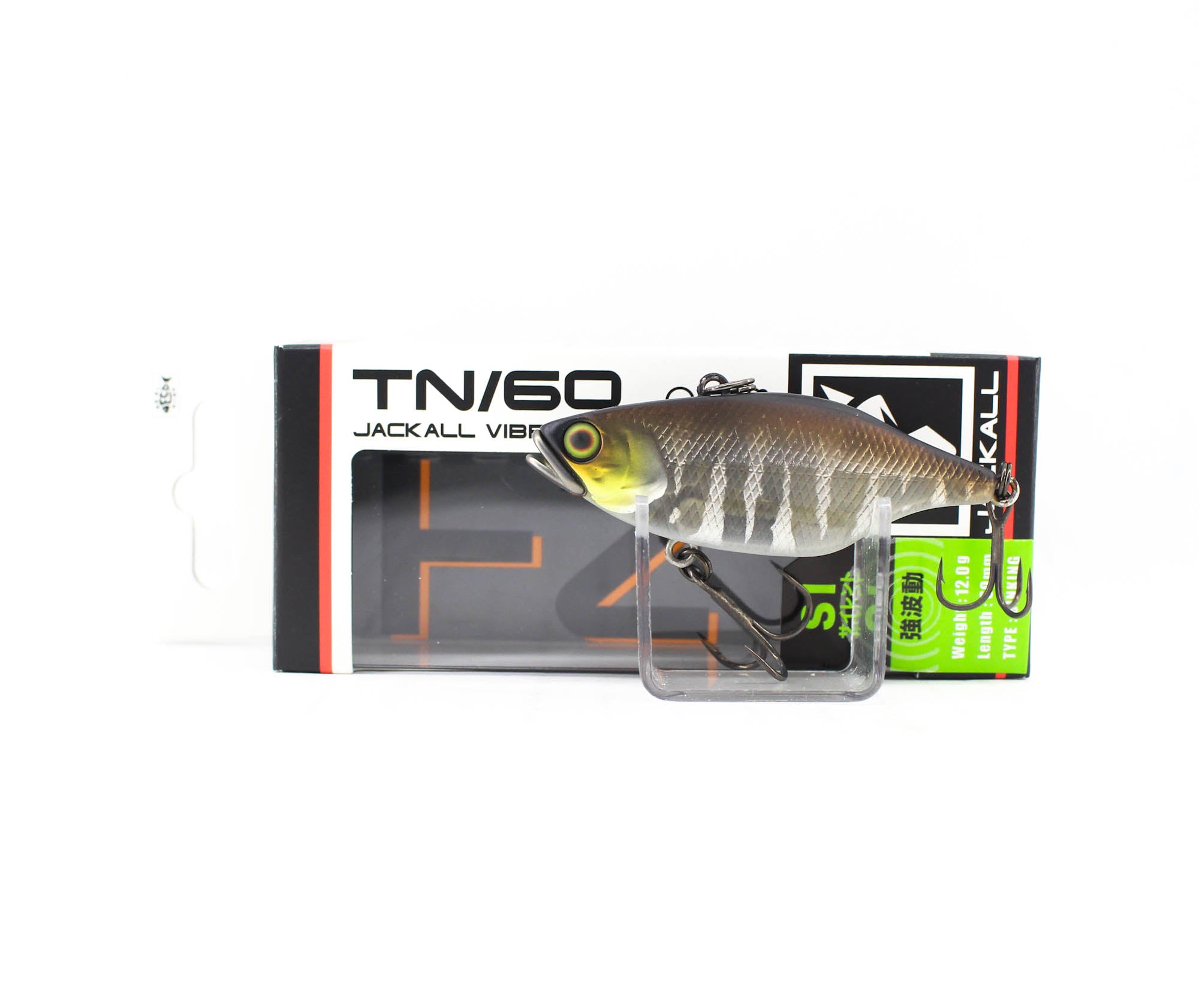 Jackall TN 60 Silent Vibration Lure Kotetsu Shibu Silver (6037)