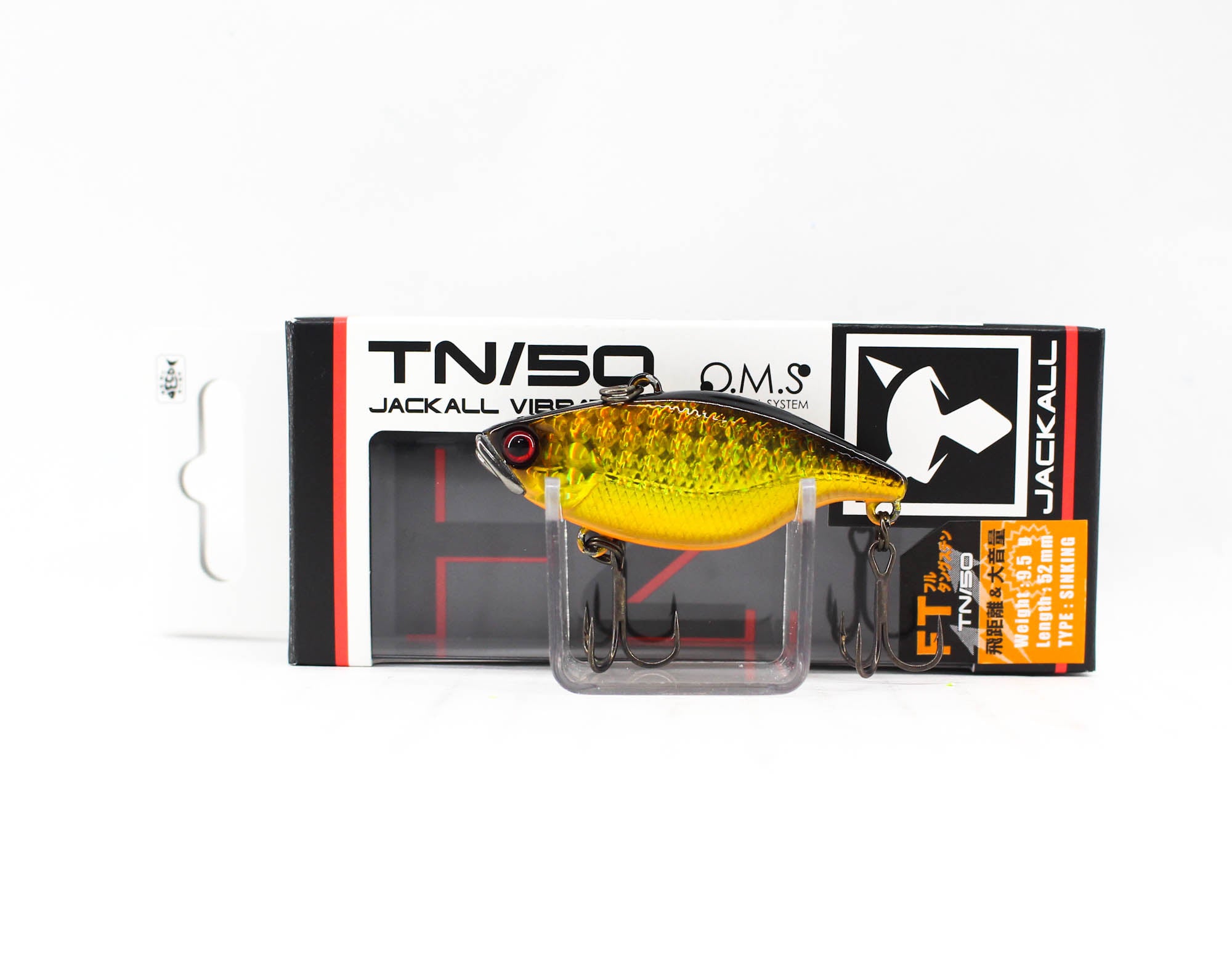 Jackall TN 50 Full Tungsten Vibration Lure Double Clutch Gold Black (6259)