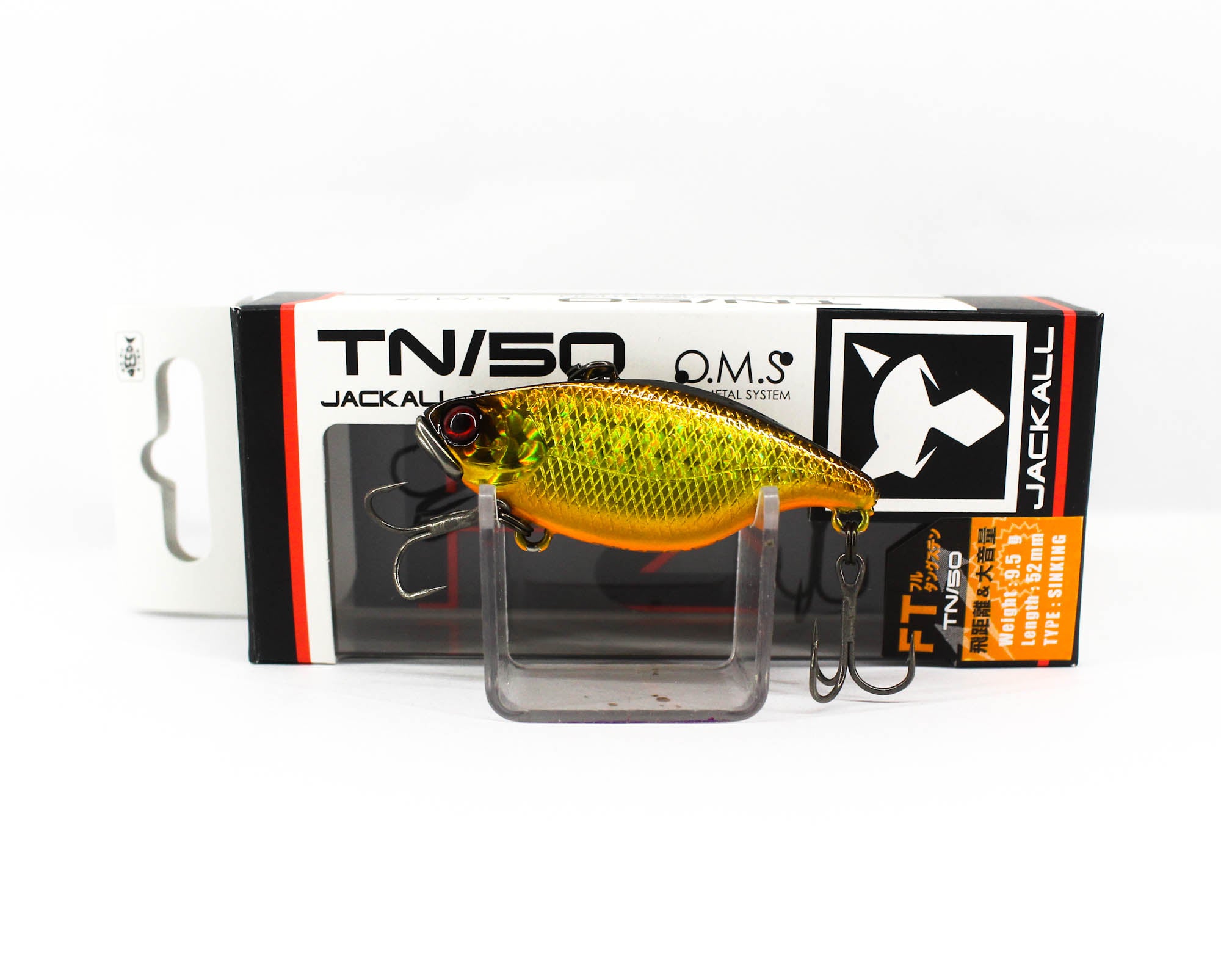 Jackall TN 50 Full Tungsten Vibration Lure Double Clutch Gold Black (6259)