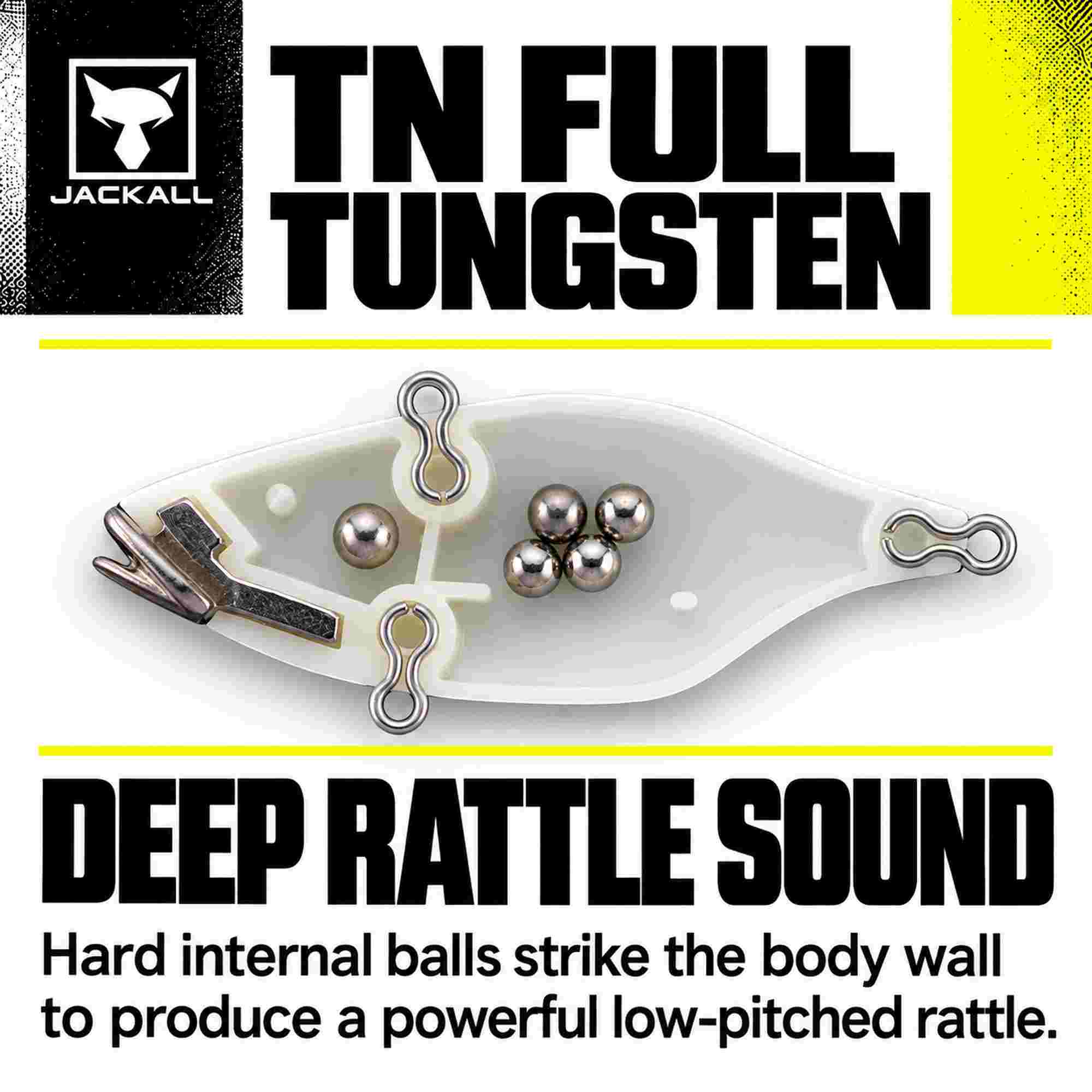 Jackall TN 50 Full Tungsten Vibration Lure Double Clutch Gold Black (6259)