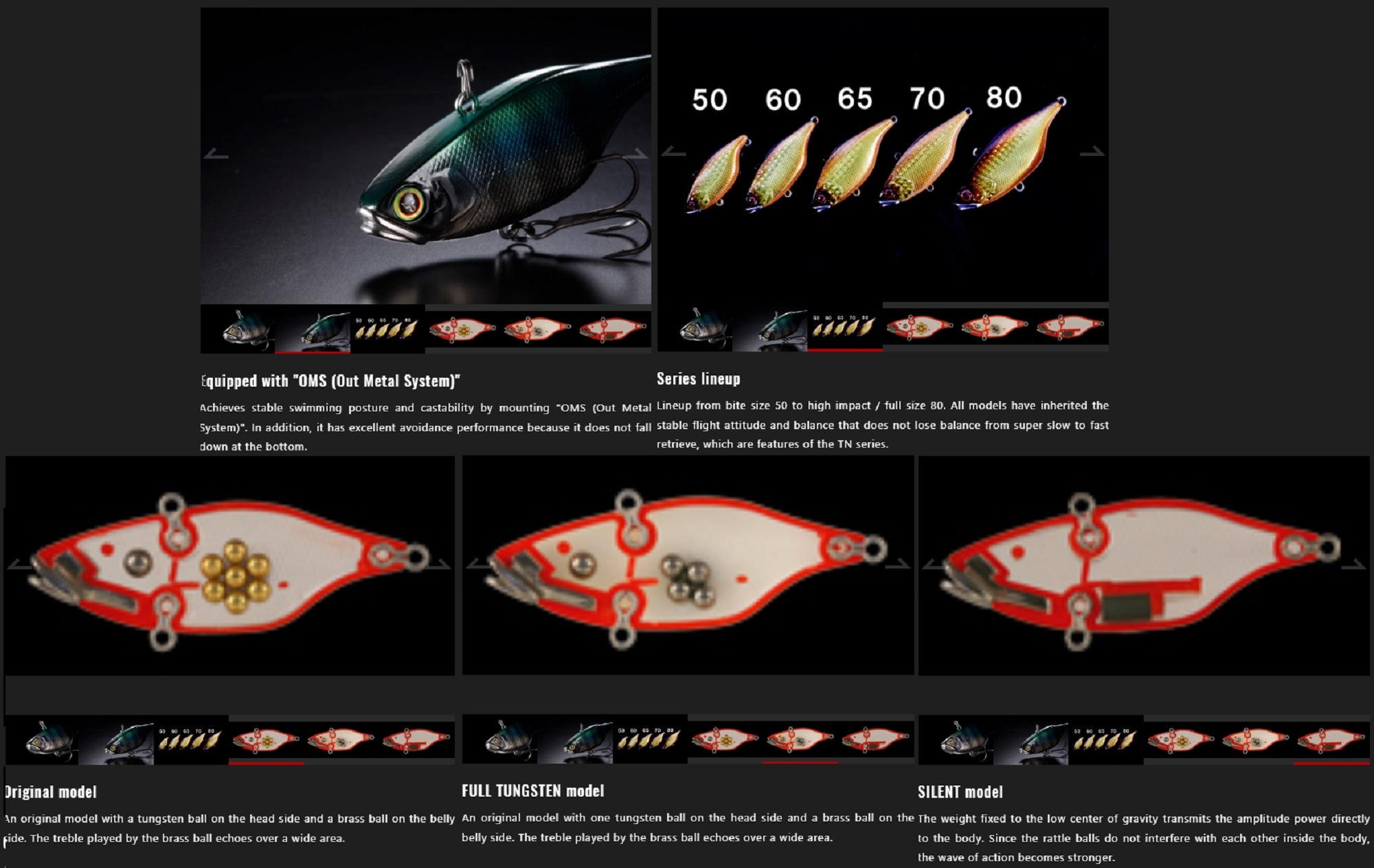 Jackall TN 70 Regular Vibration Lure Black King Gill (6716)
