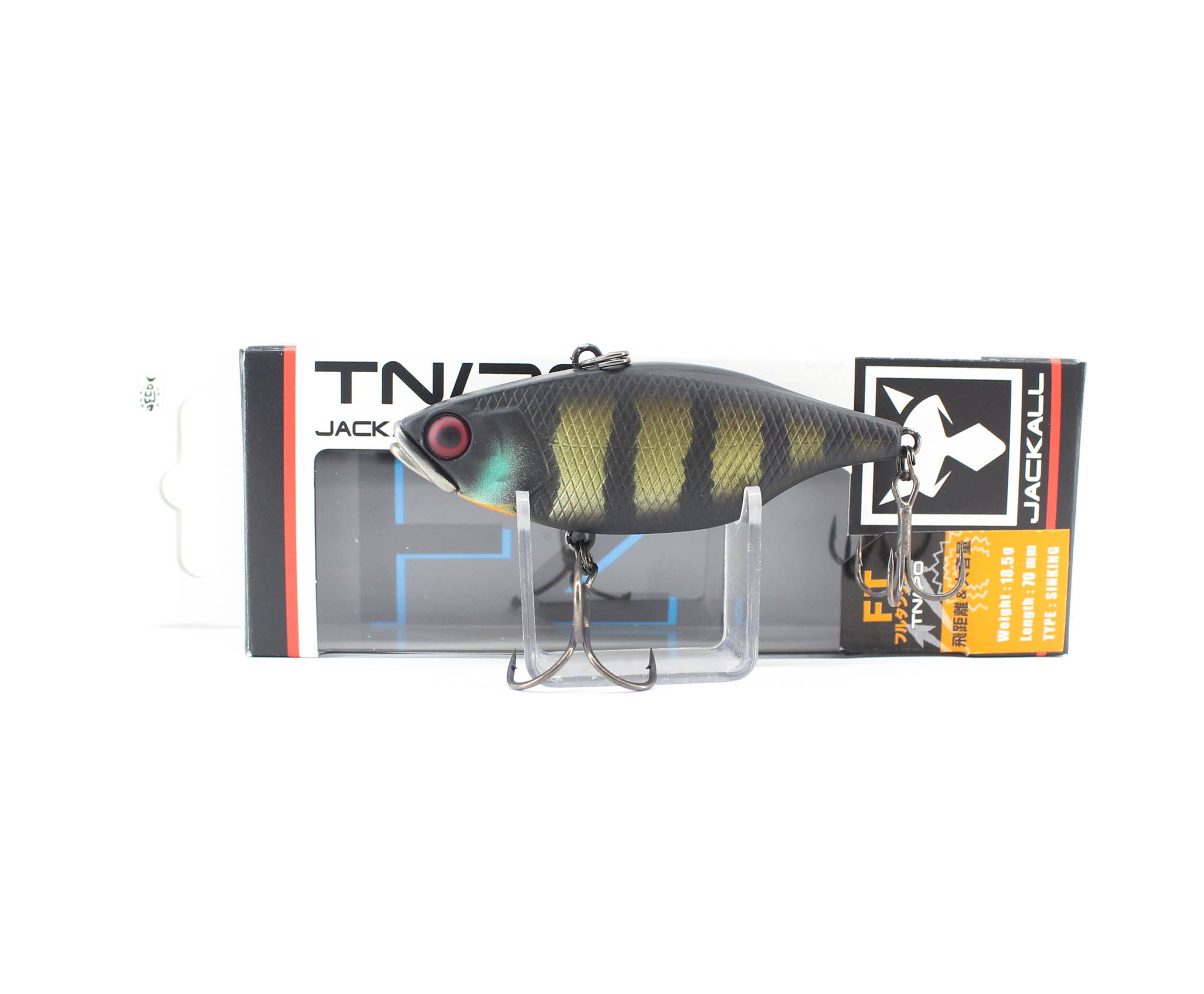 Jackall TN 70 Full Tungsten Vibration Lure Black King Gill (6785)