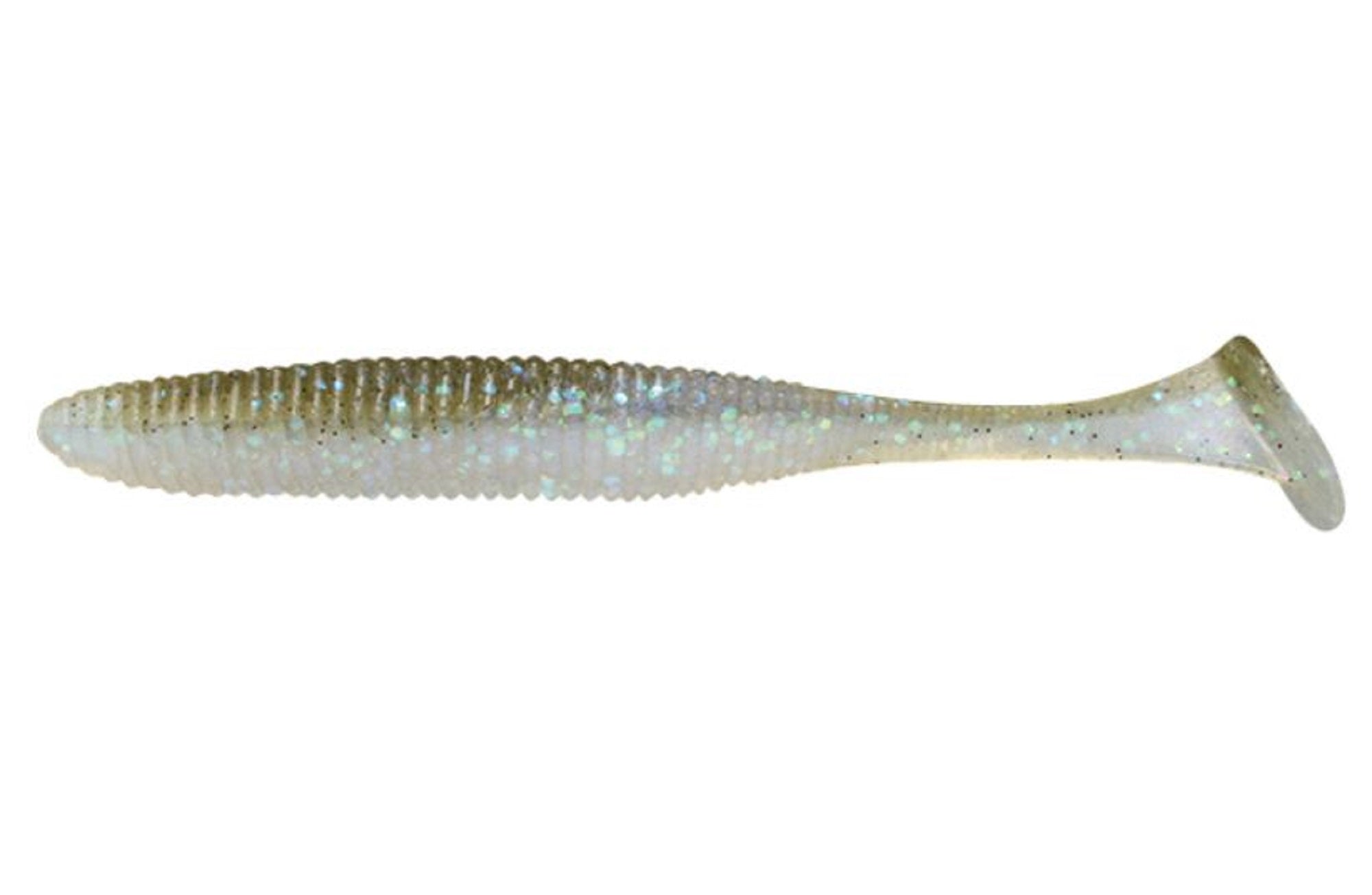 Jackall Soft Lure Rhythm Wave 3.8 Inches Prism Shad (8659)