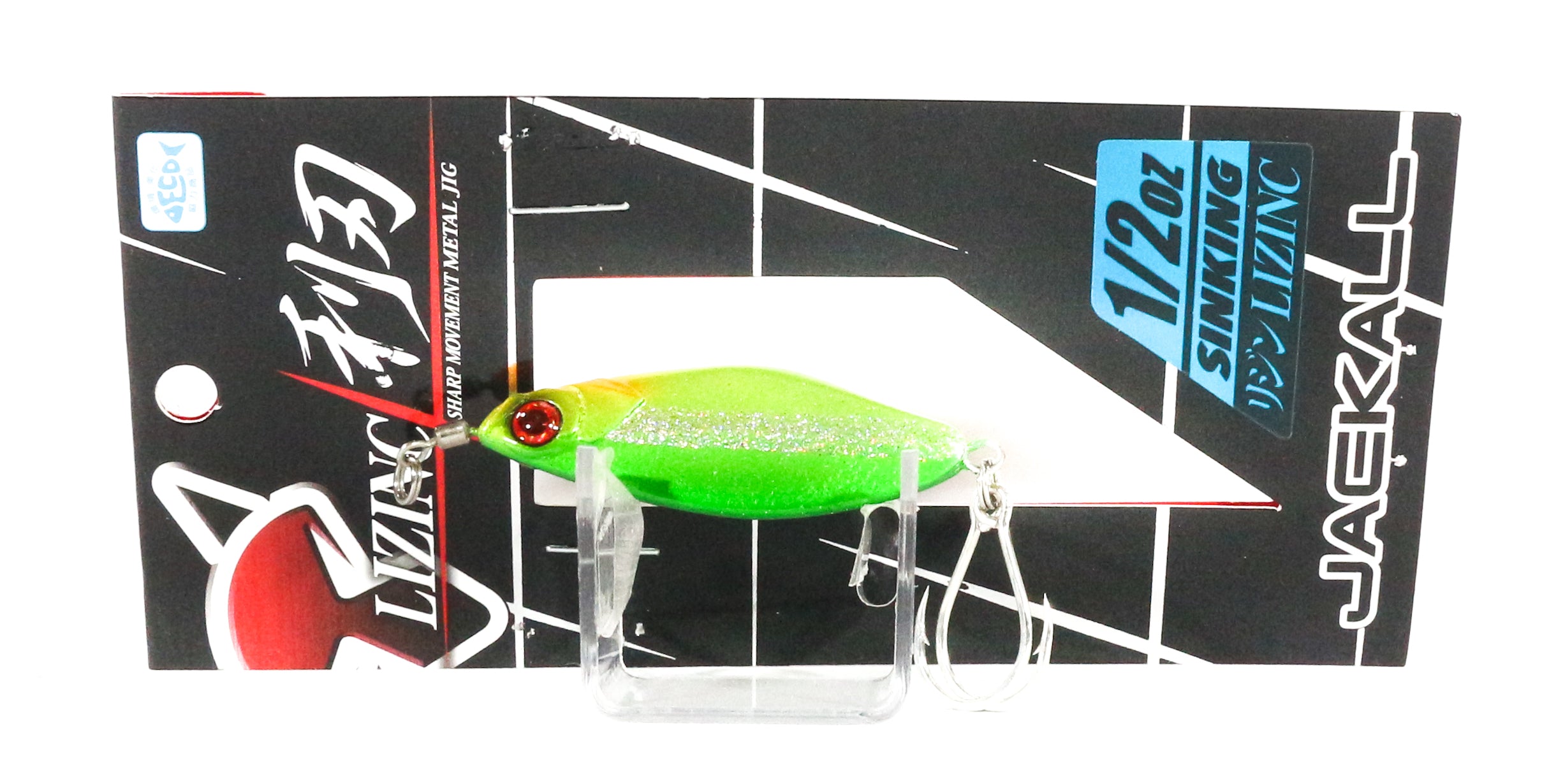 Sale Jackall Metal Jig Lizinc 1/2 oz HL Green Back Gold (9212)
