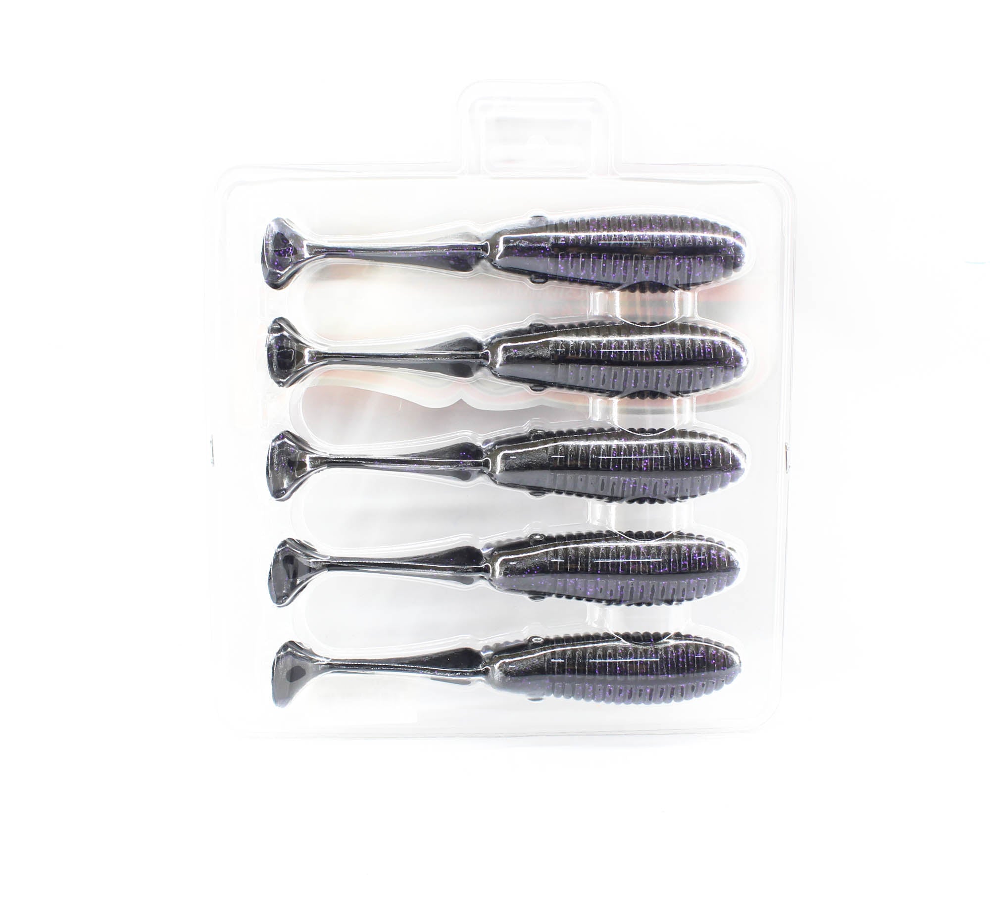 Jackall Soft Lure Ammonite Shad 5.5 Inches Vibe Tail Sexy Black (9359)