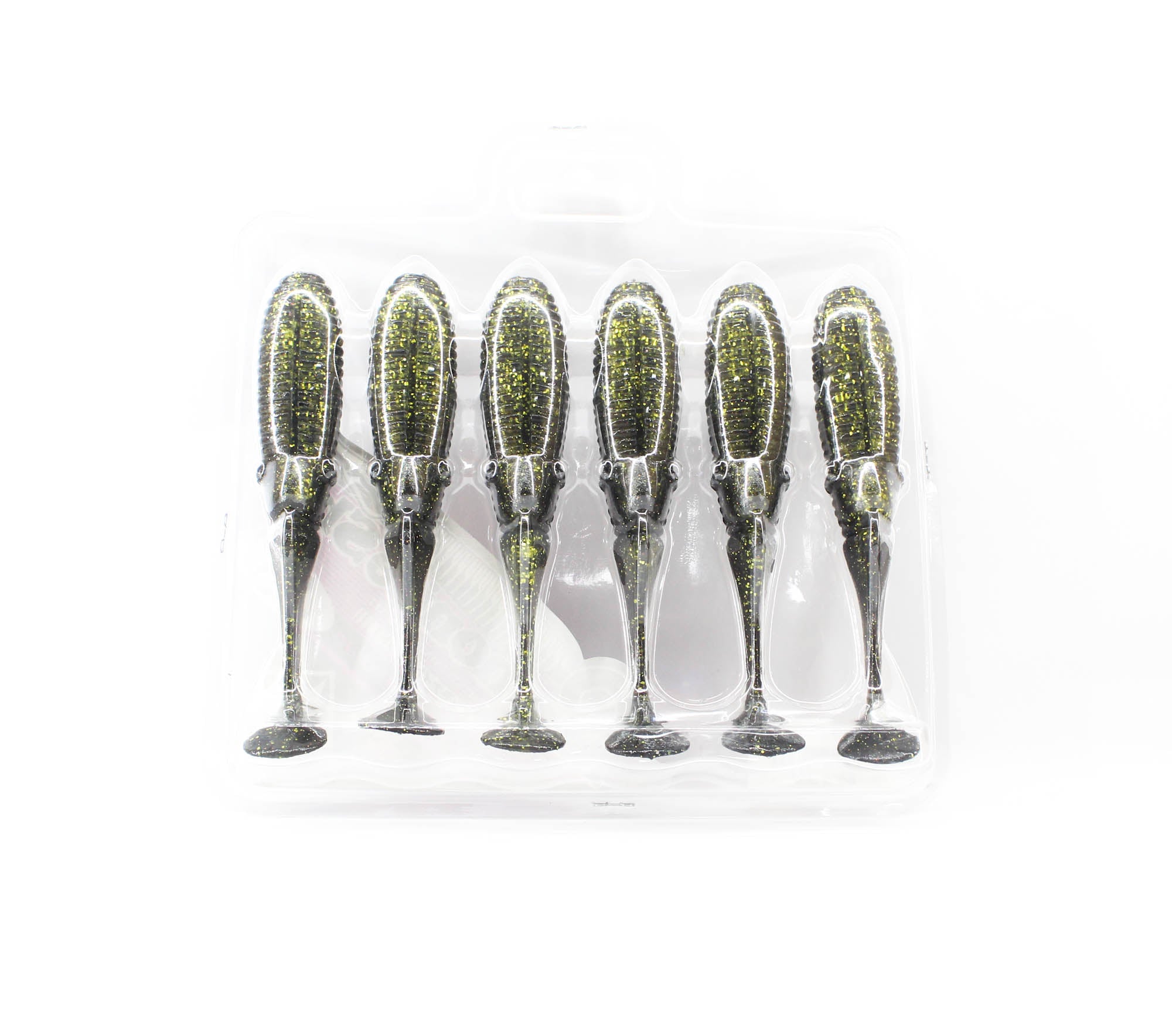 Jackall Soft Lure Ammonite Shad 4.5 Inches Vibe Tail Gold Black Shad (9366)