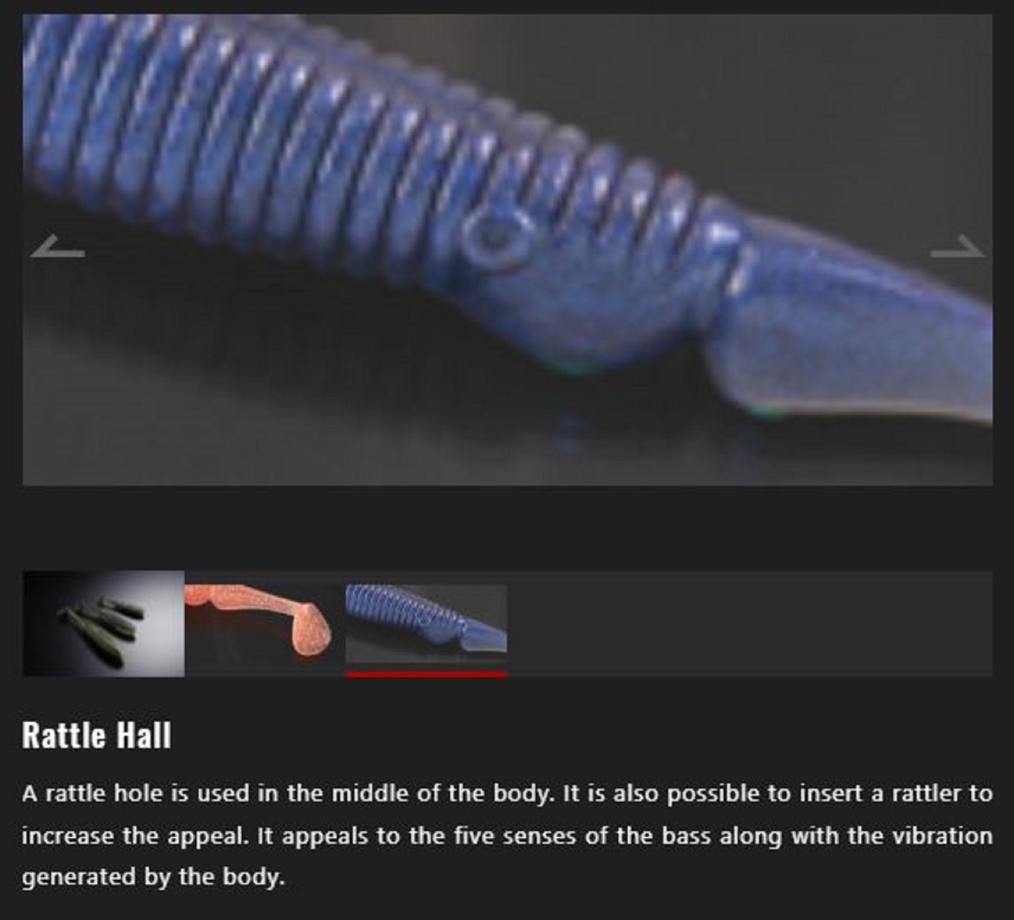 Jackall Soft Lure Ammonite Shad 4.5 Inches Weed Gill (9373)