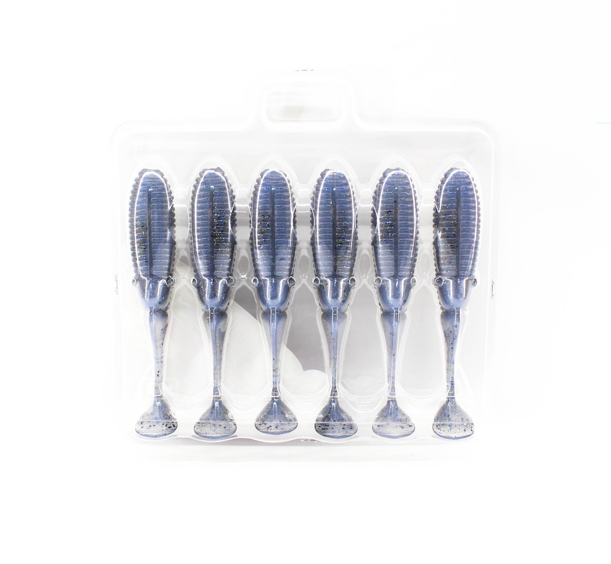 Jackall Soft Lure Ammonite Shad 4.5 Inches Vibe Tail Maruhata Clear (9403)