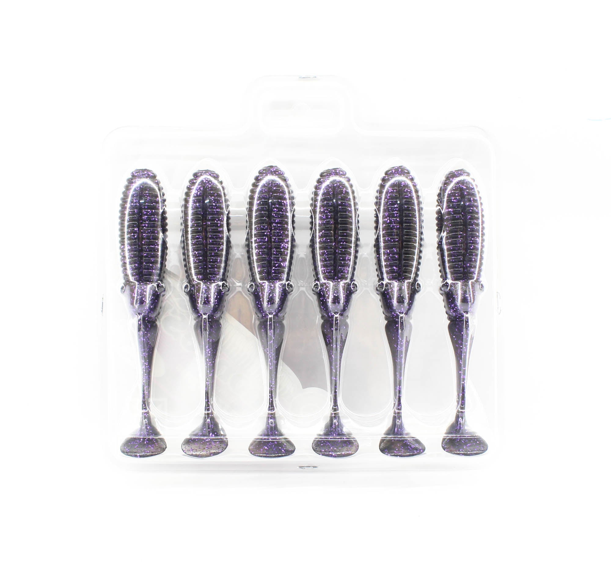 Jackall Soft Lure Ammonite Shad 4.5 Inches Vibe Tail Sexy Black (9410)