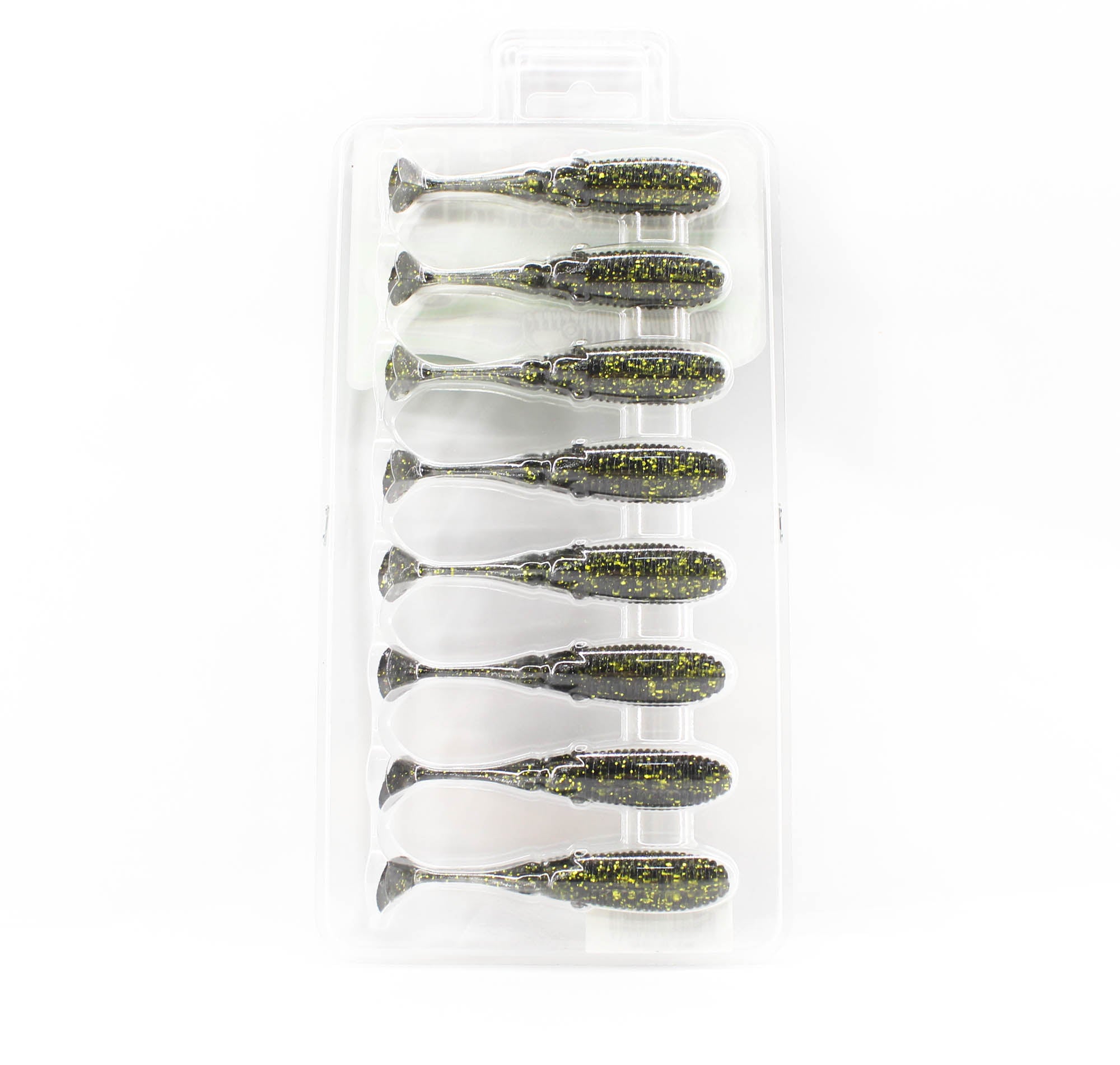 Jackall Soft Lure Ammonite Shad 3 Inches Vibe Tail Gold & Black Shad (9427)