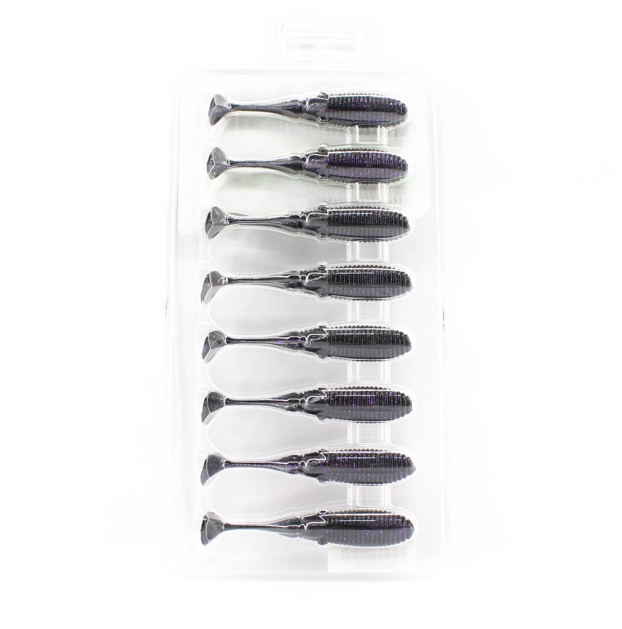 Jackall Soft Lure Ammonite Shad 3 Inches Vibe Tail Sexy Black (9472)