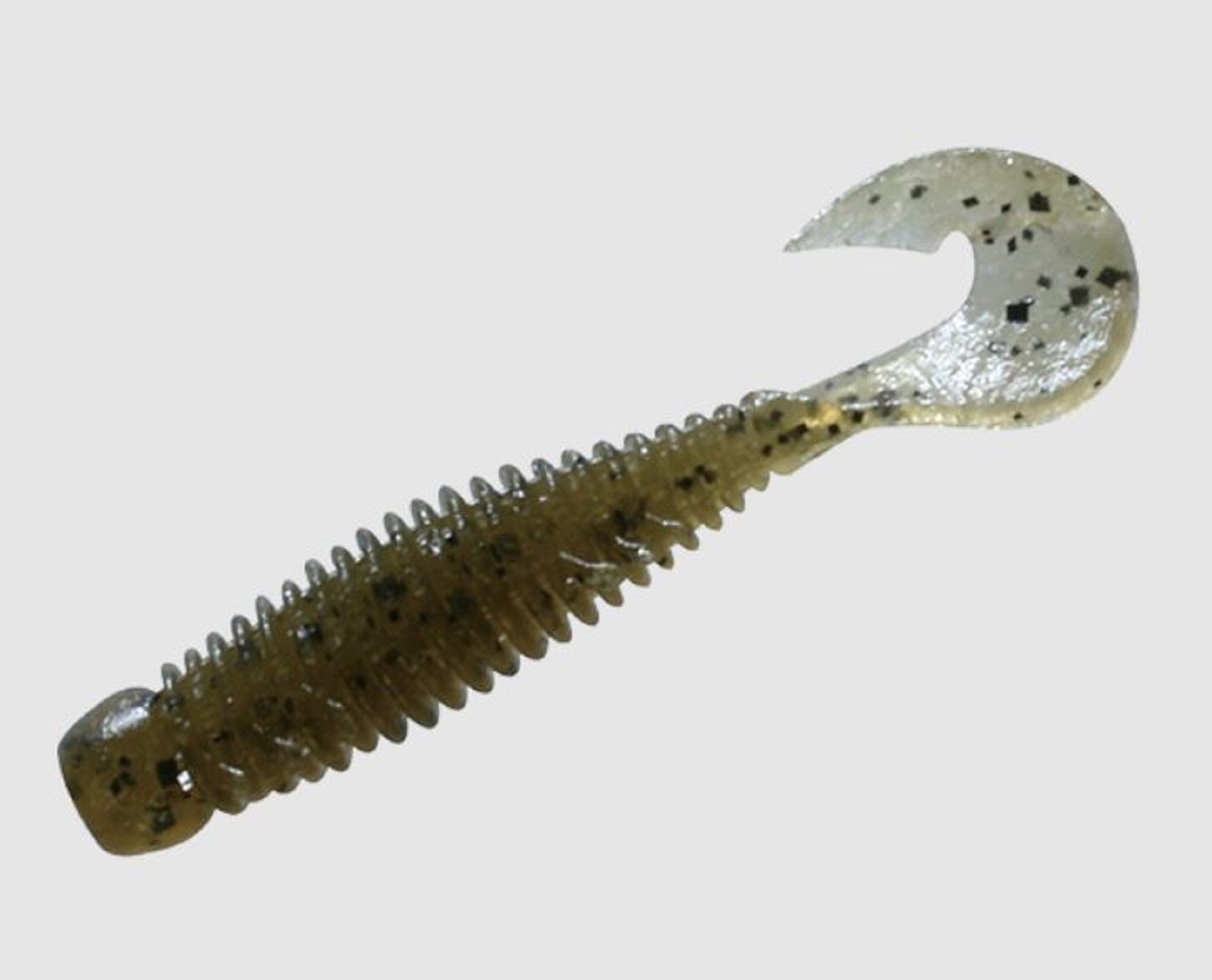 Sale Jackall Soft Lure Wobbring Grub Tail 3 Inches Green P Pepper (0003)