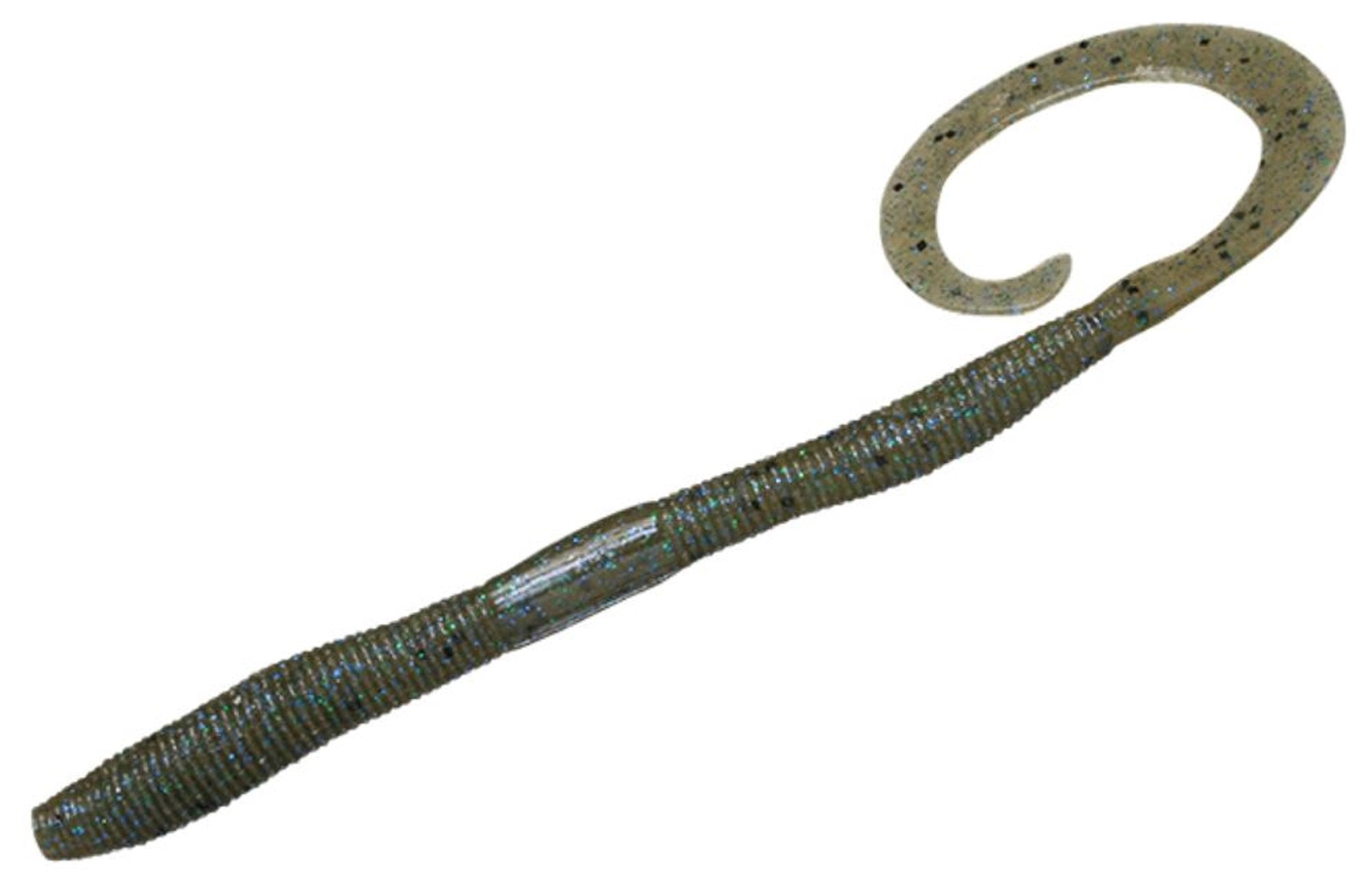 Jackall Soft Lure Flick Curly 4.8 Inches Green Pumpkin Goby (2175)