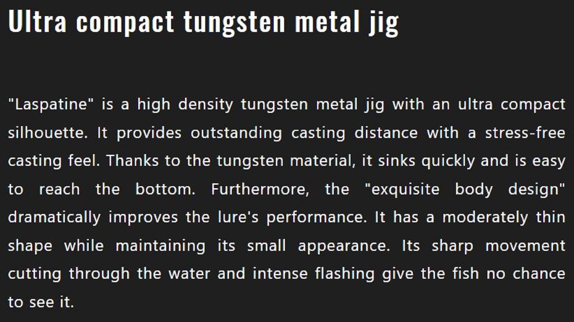 Jackall Metal Jig Raspateen TG Tungsten 10 grams Pink Silver (3493)