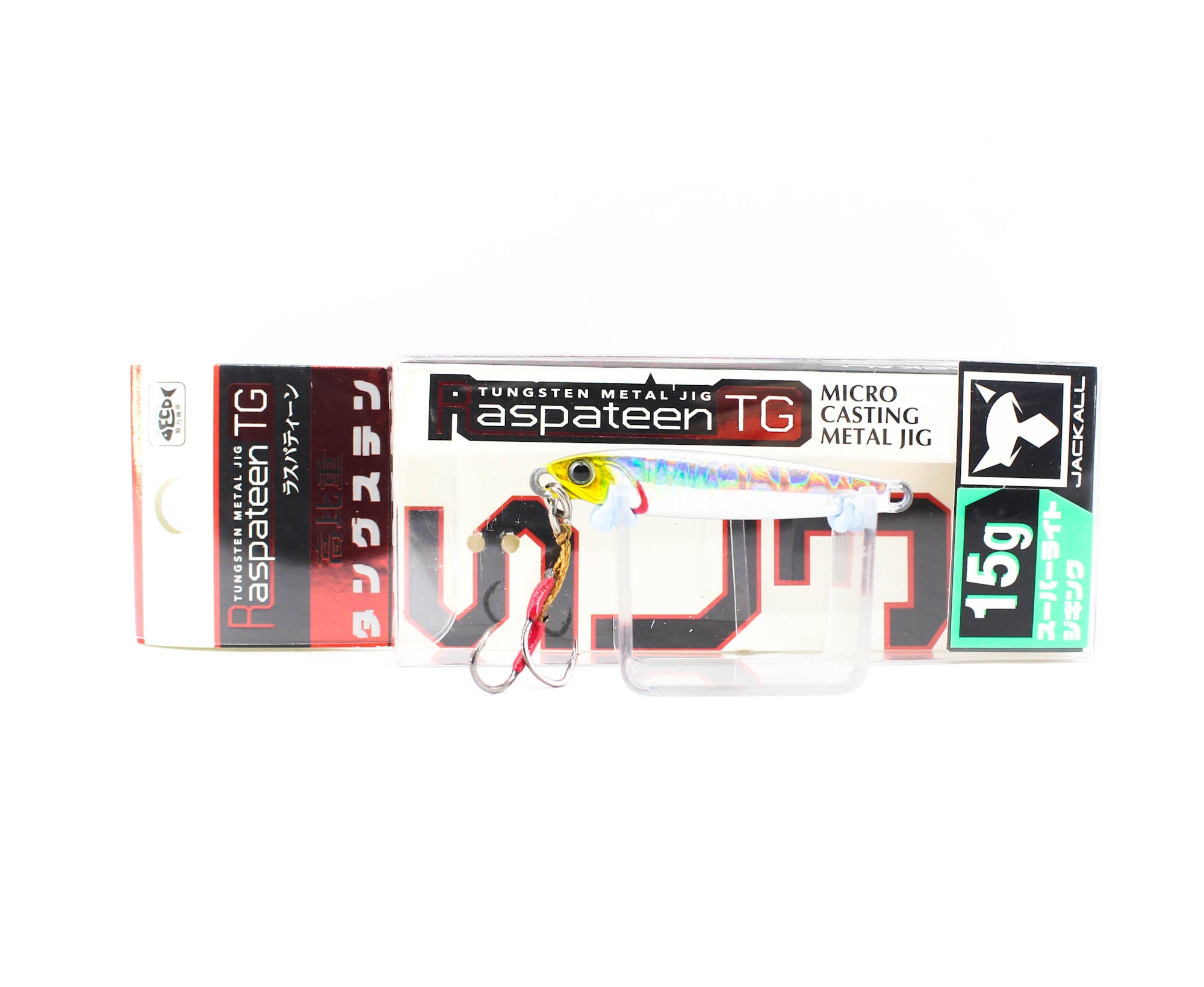 Jackall Metal Jig Raspateen TG Tungsten 15 grams Shirasu Silver (3530)