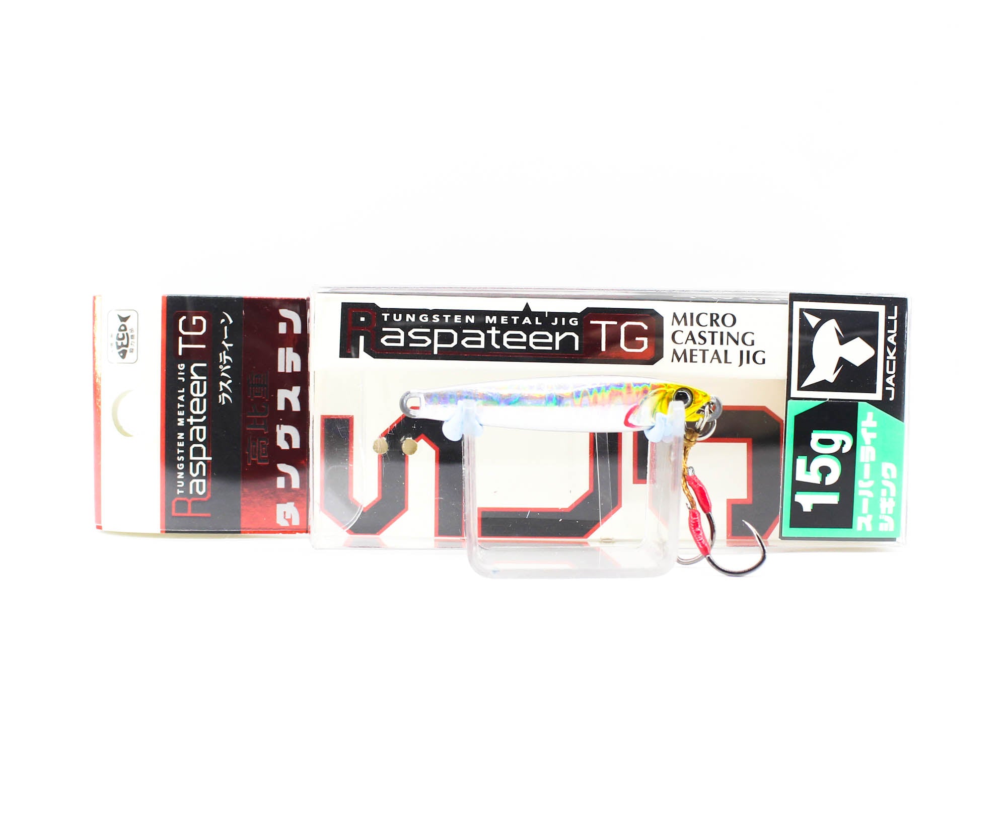 Jackall Metal Jig Raspateen TG Tungsten 15 grams Shirasu Silver (3530)