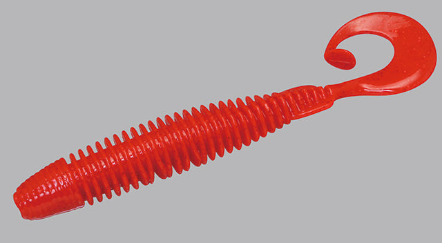 Jackall Soft Lure Grubee 4 Inches Flash Red (4605)