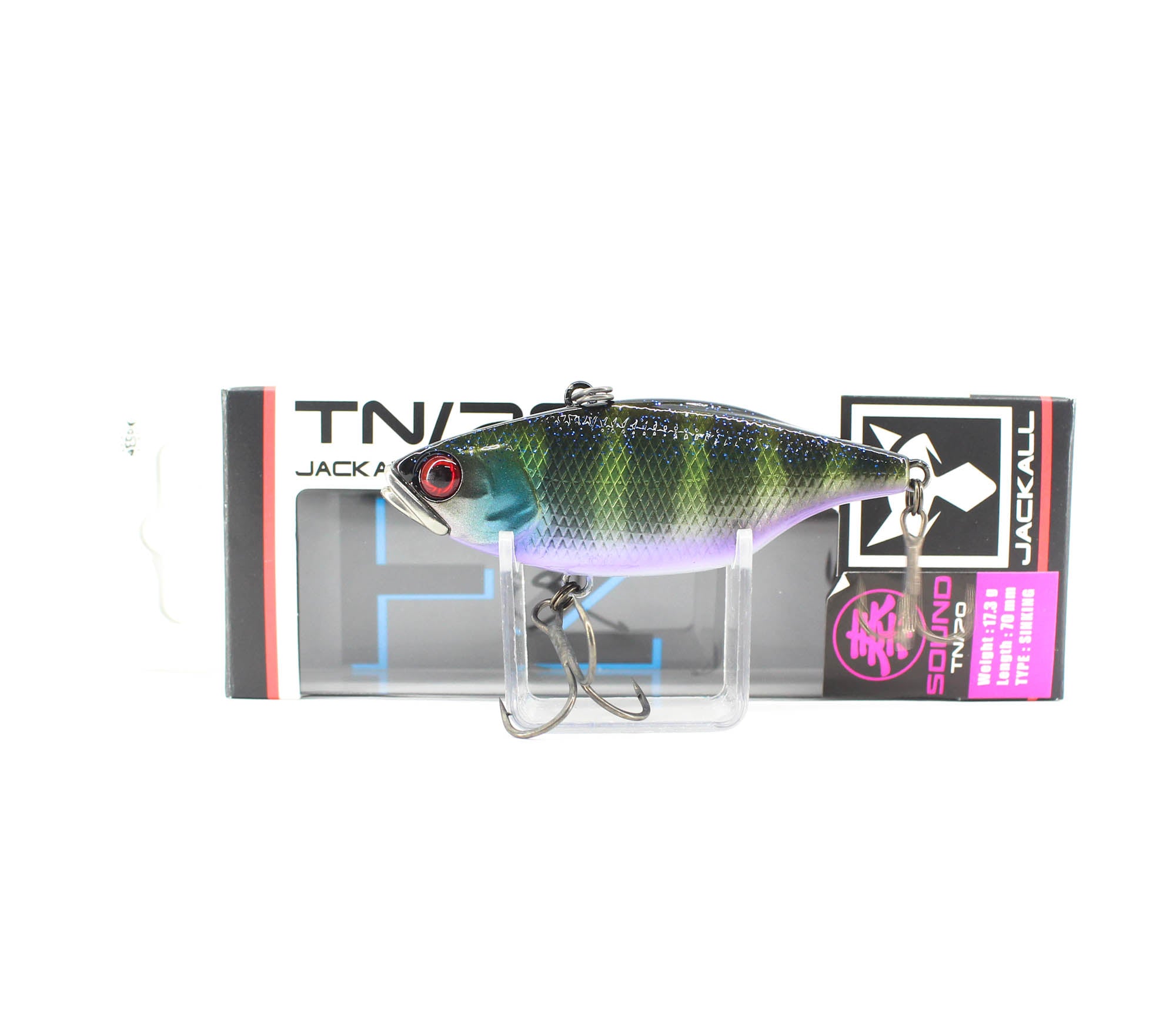 Jackall TN 70 Skull Sound Vibration Lure Maruhata Black Gill (7002)