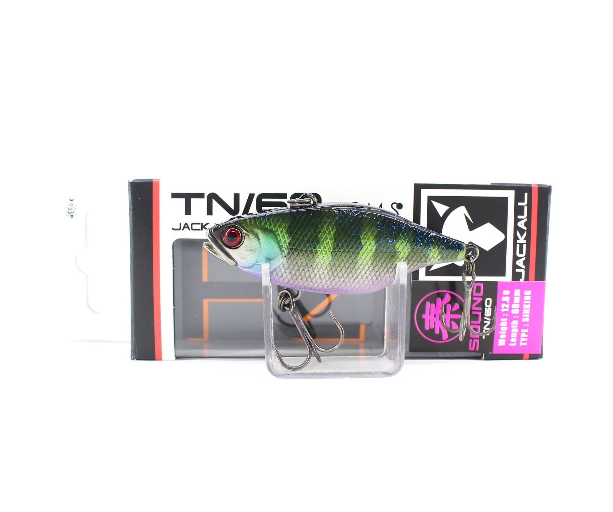 Jackall TN 60 Skull Sound Vibration Lure Maruhata Black Gill (7064)