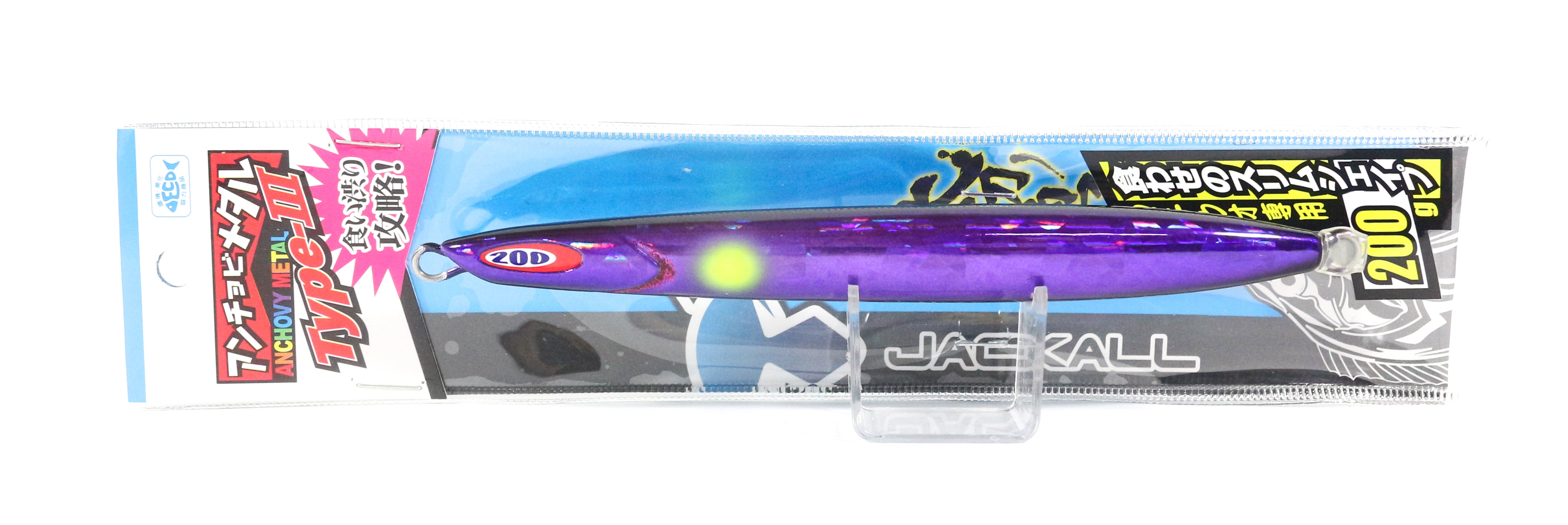 Jackall Metal Jig Anchovy Type 3 Flutter 200 grams Purple (0118)