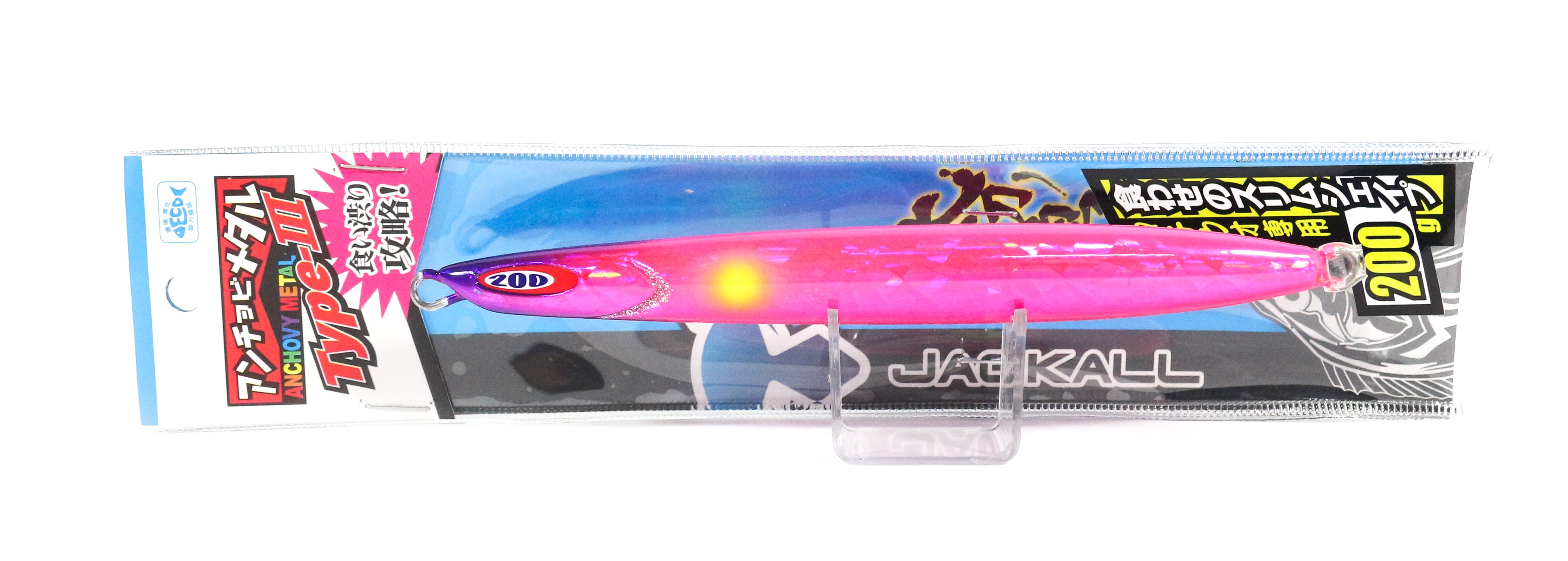 Jackall Metal Jig Anchovy Type 3 Flutter 200 grams Saber Pink (0125)