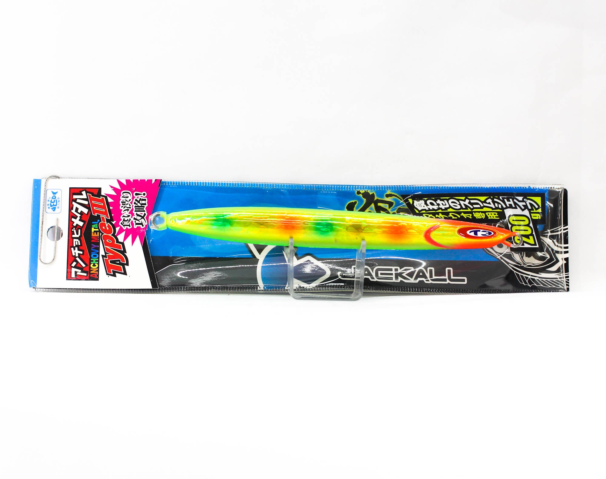 Jackall Metal Jig Anchovy Type 3 Flutter 200 grams Dragon Chart(0132)