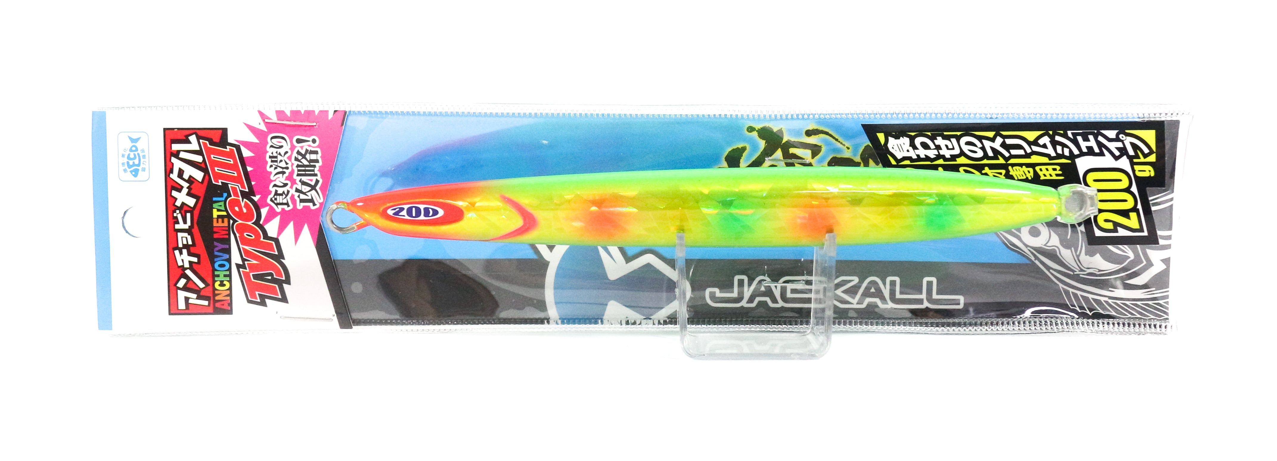 Jackall Metal Jig Anchovy Type 3 Flutter 200 grams Dragon Chart(0132)
