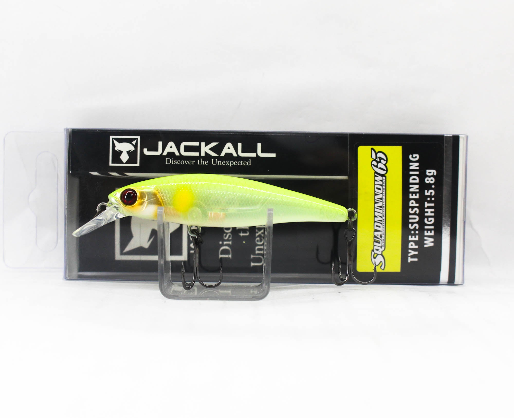 Jackall Squad Minnow 65SP Suspend Lure Chart Back Ghost Ayu (0866)