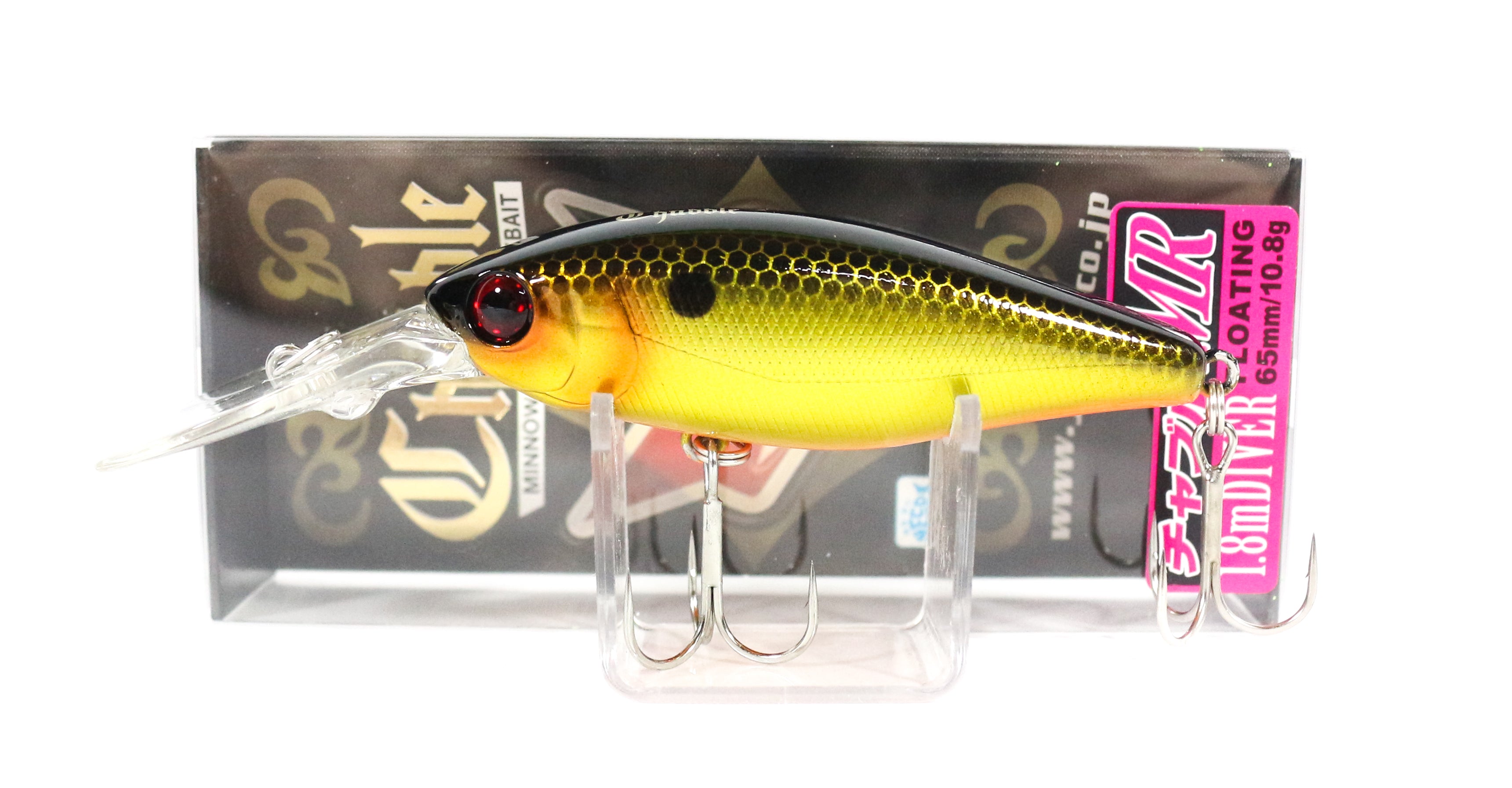 Jackall Chubble MR Minnow 65 mm 10.8 grams Floating Lure Gold Black (1160)