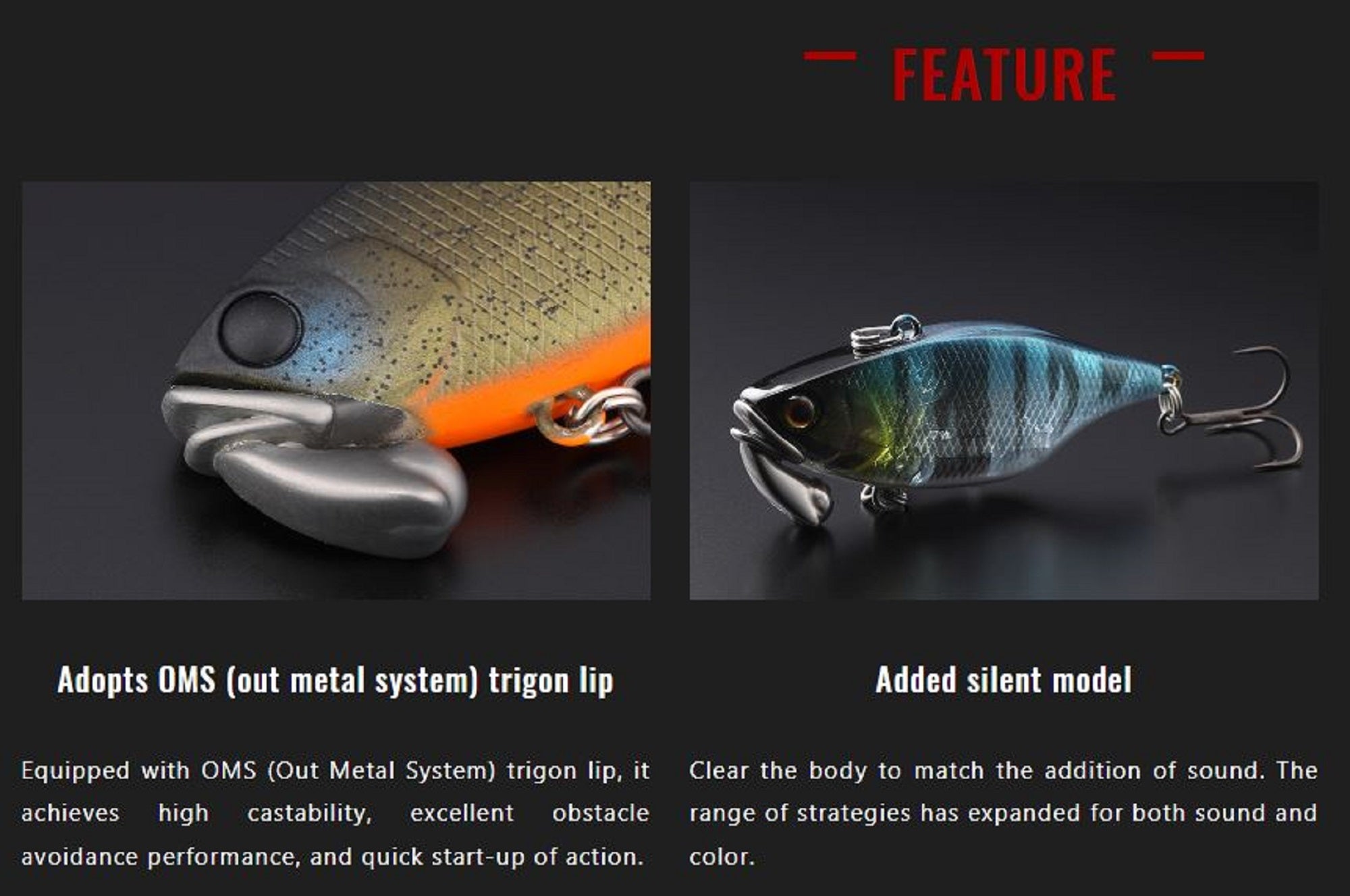 Jackall TN 50 Trigon Vibration Lure Silhouette Gold & Black (3072)