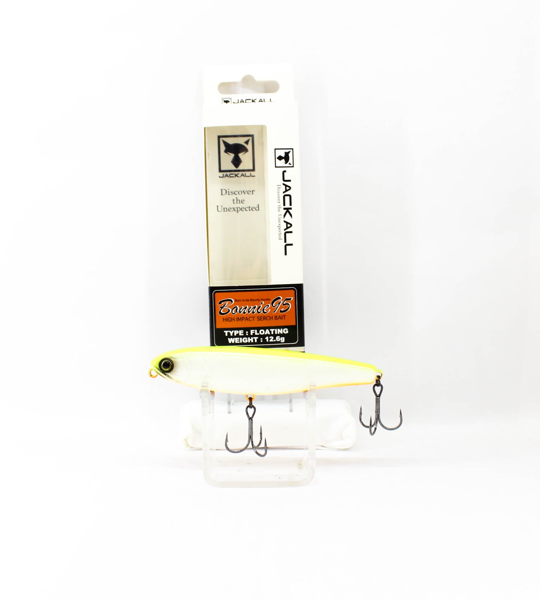 Jackall Bonnie 95 Floating Lure Chart Back Pearl (4345)