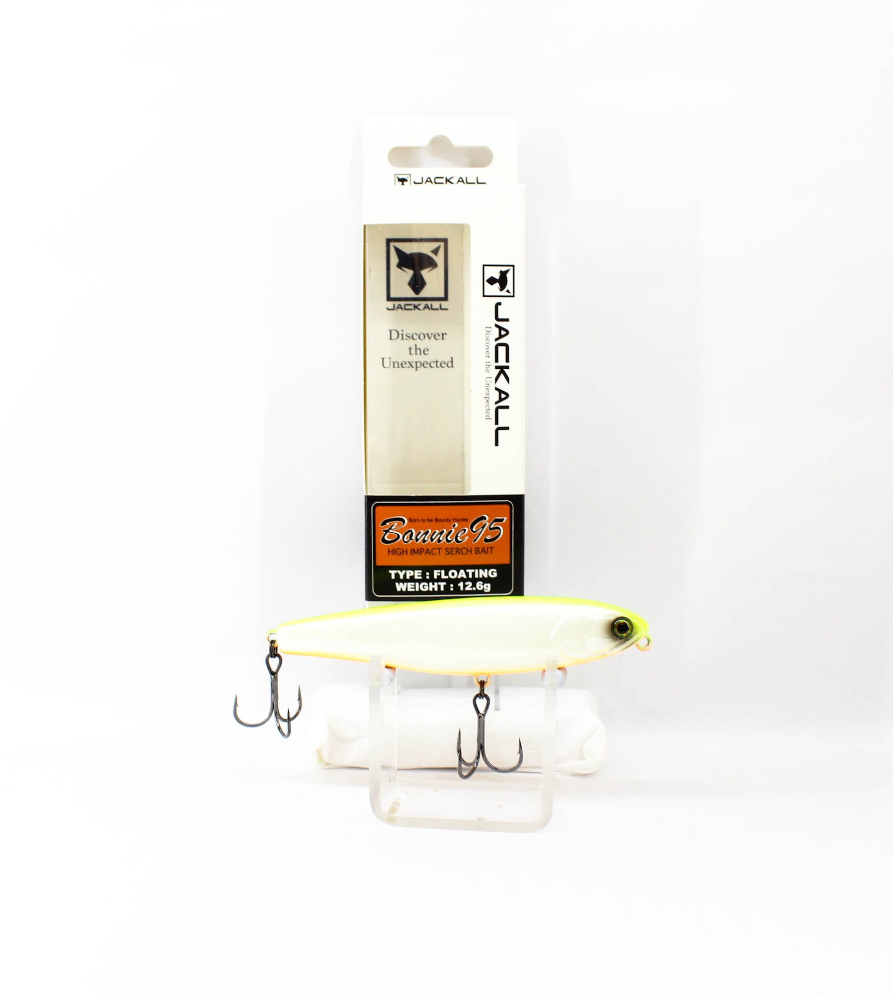 Jackall Bonnie 95 Floating Lure Chart Back Pearl (4345)