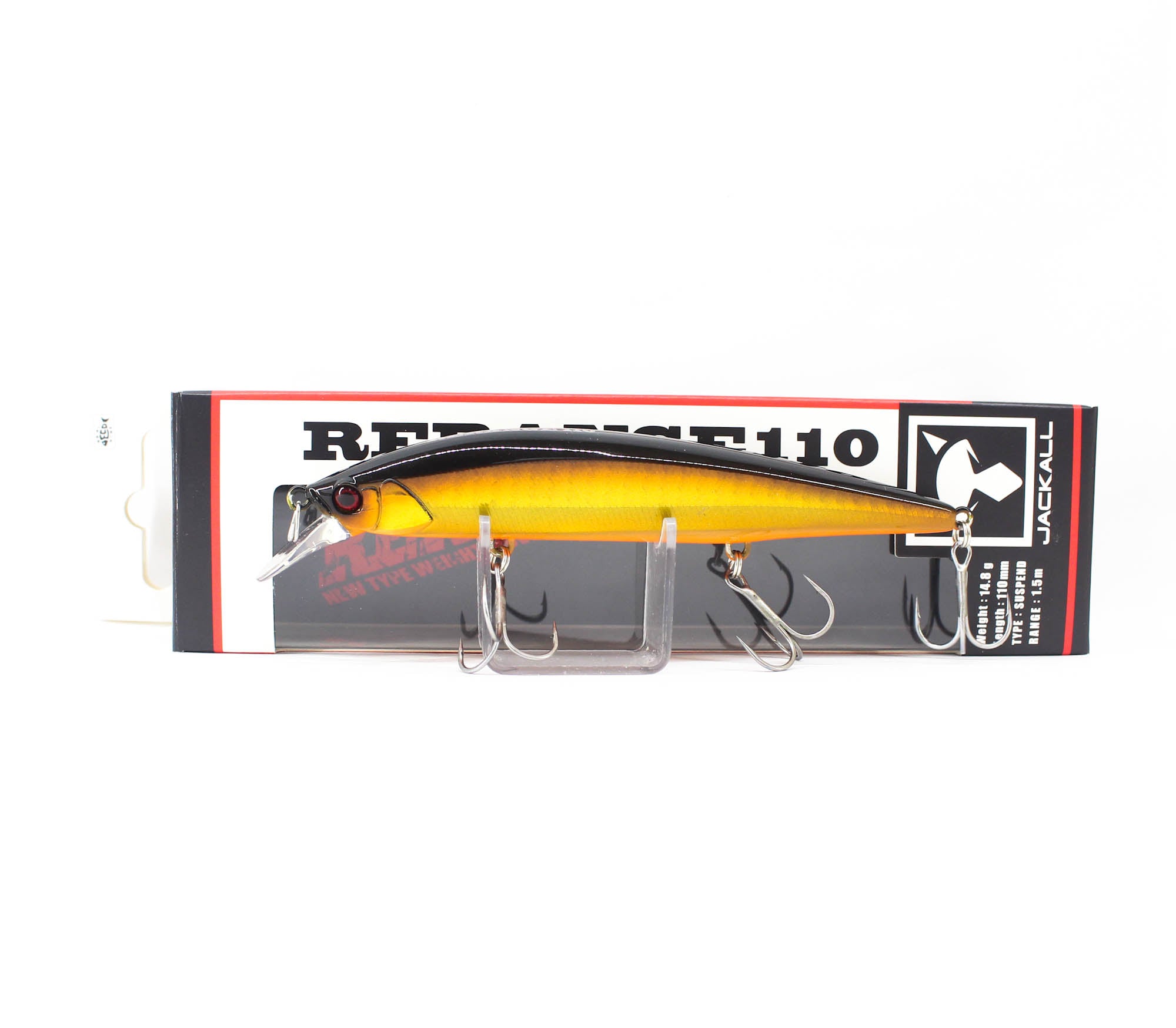 Jackall Rerange 110 SP Suspend Lure Double Clutch Gold & Black (4567)