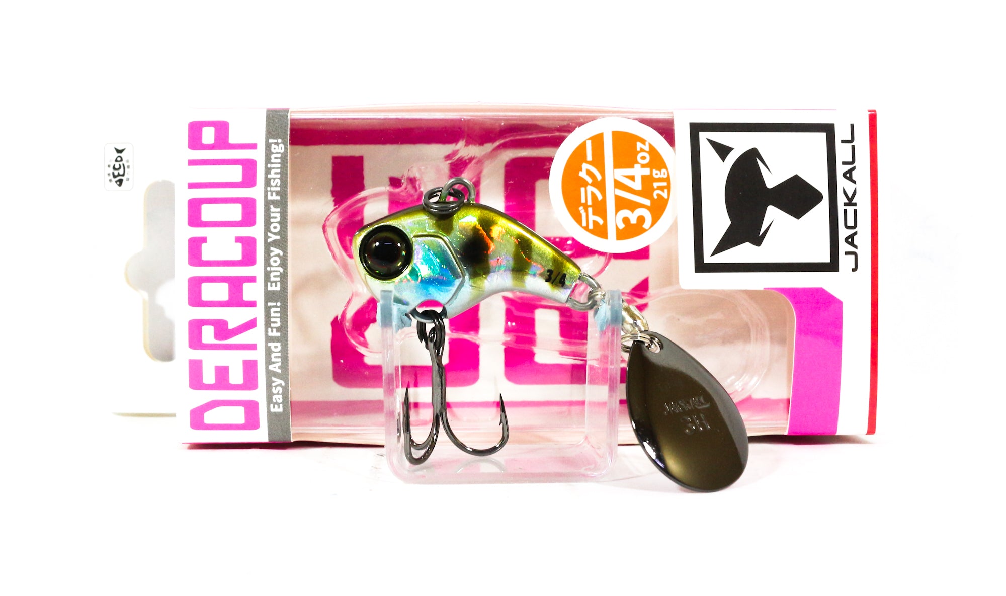 Jackall Deracoup 3/4 oz Spin Tail Sinking Lure HL Bluegill (4888)