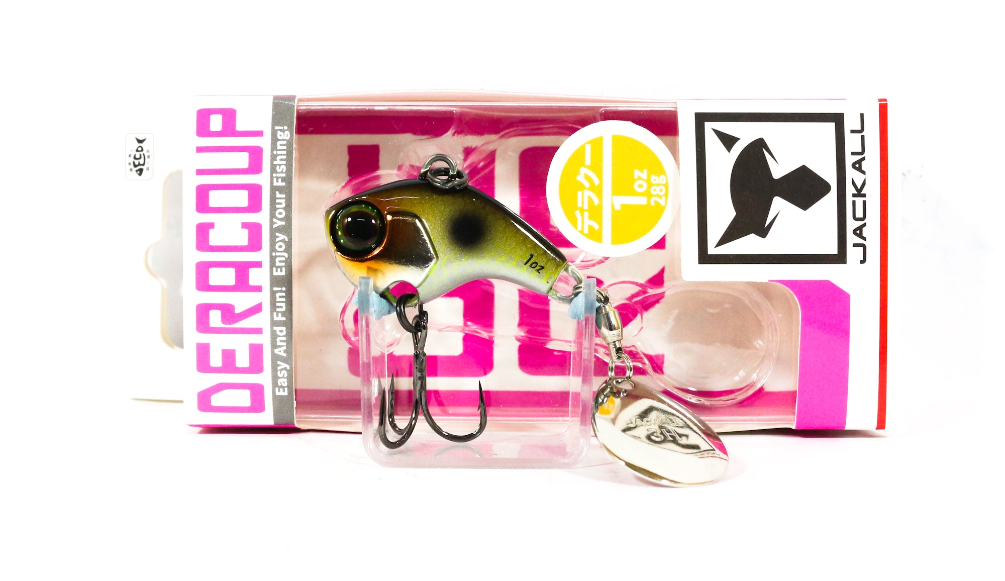 Jackall Deracoup 1 oz Spin Tail Sinking Lure HM Derashad (5021)